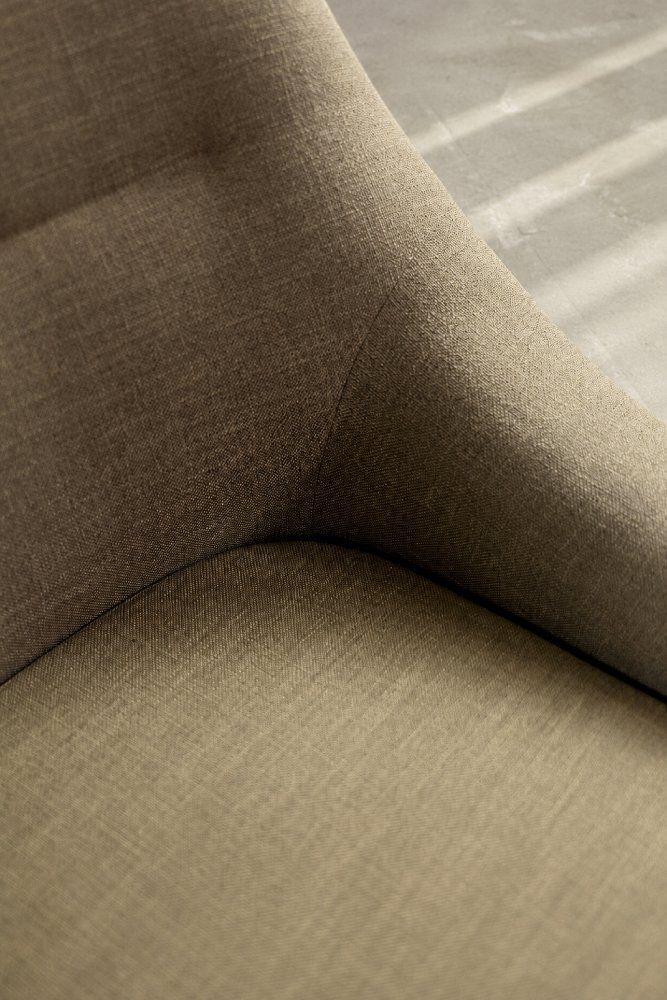 Canapé scandinave mid-century modern 2 places Grace en tissu brun, IKEA, 1961 photo for sale