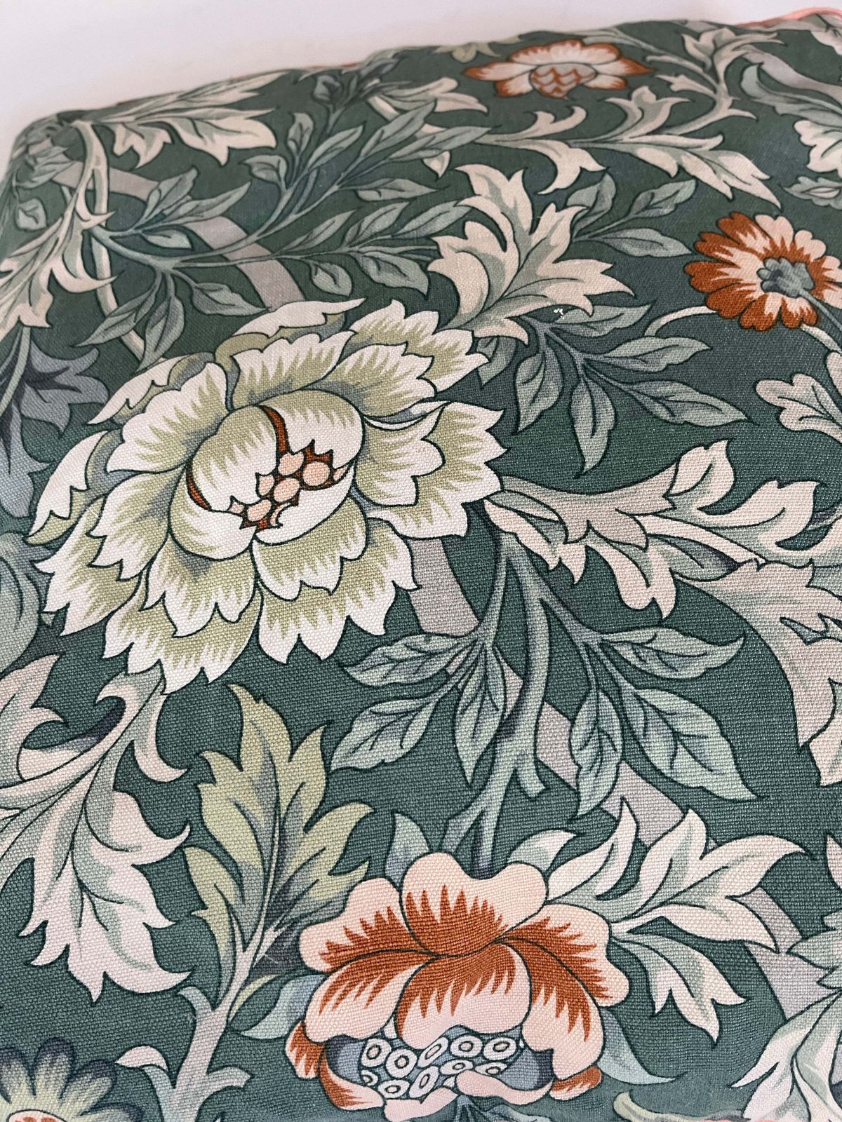 Woven Cushion Or Pillow In William Morris Art Nouveau Floral Style, 20th Century photo for sale