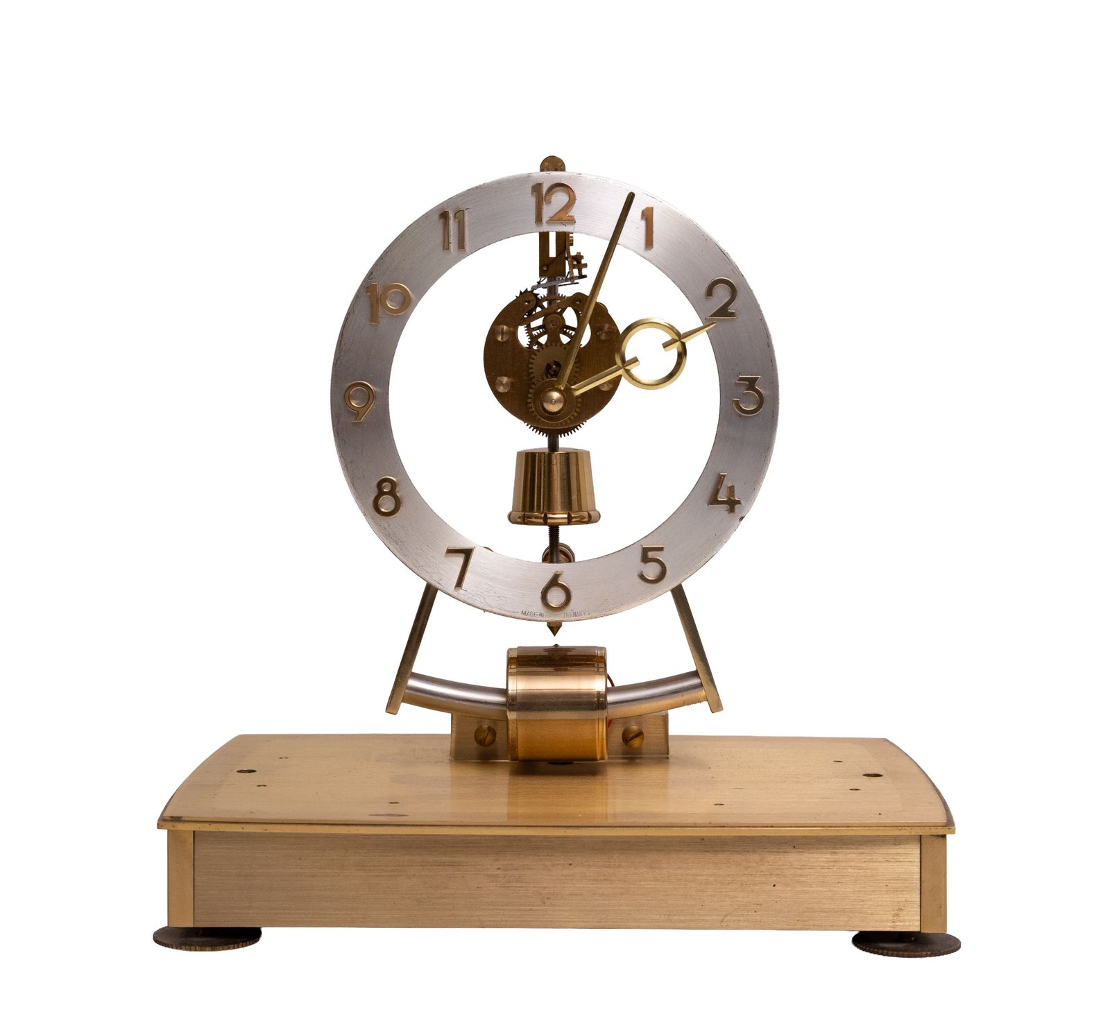 Kundo Messing Elektromagnetische Pendulette ca. jaren 1950 Duitsland photo furniture
