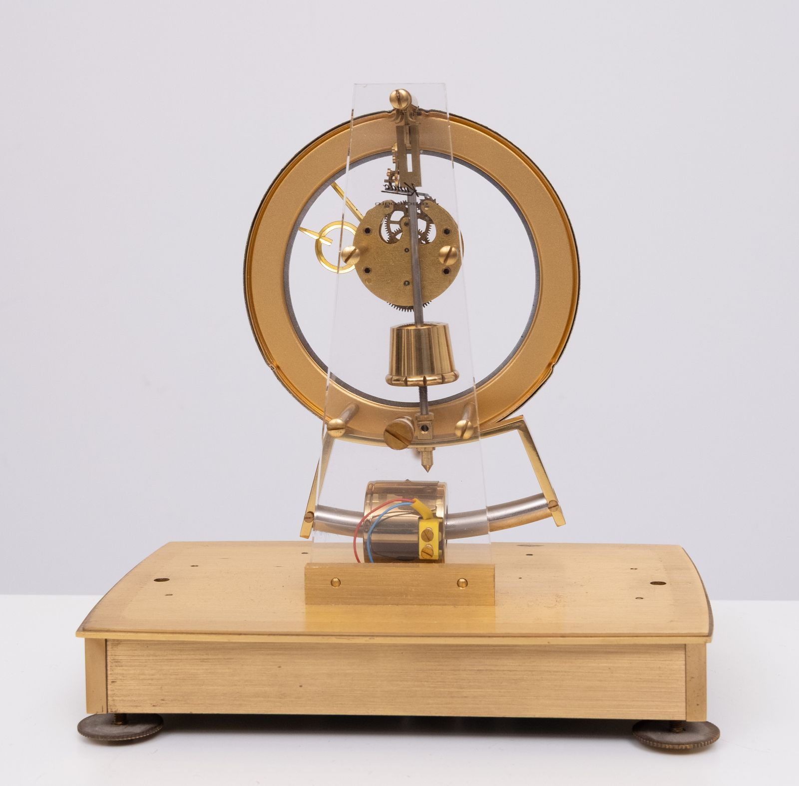 Kundo Messing Elektromagnetische Pendulette ca. jaren 1950 Duitsland photo vintage