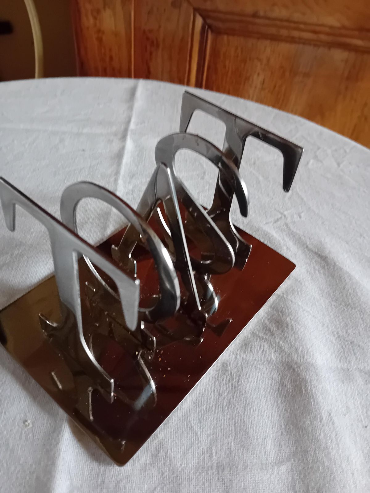 Toast Rack Silver Plated Kitchen Utensil To Hold Toasted Bread On Your Table