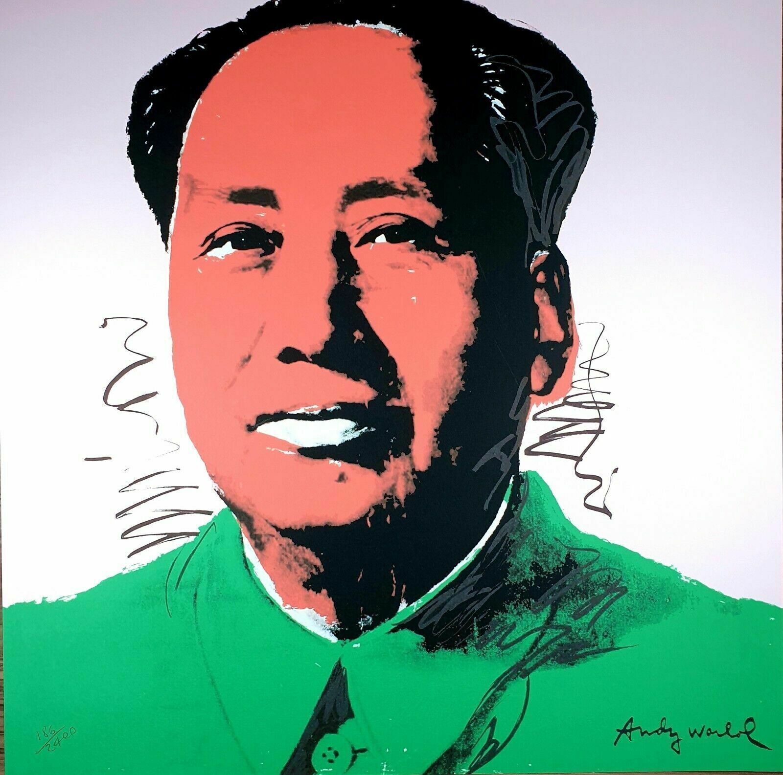 Andy Warhol, Mao Tse Tung, Plate Signed Lithograph