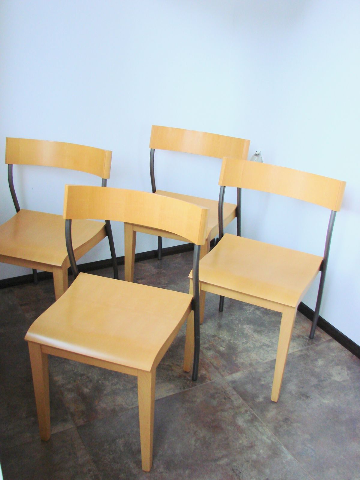 Set van 4 Ikea Nordisk stoelen, Tina Christensen, jaren 1990 photo vintage
