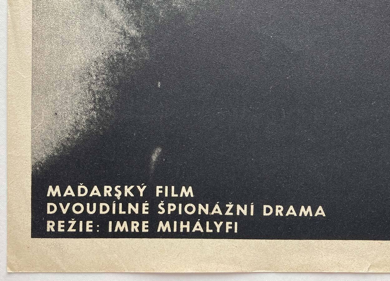 Affiche de cinéma originale, Mermaid On The Signet Ring, Milan Grygar, 1967, design tchèque vintage photo vinterior