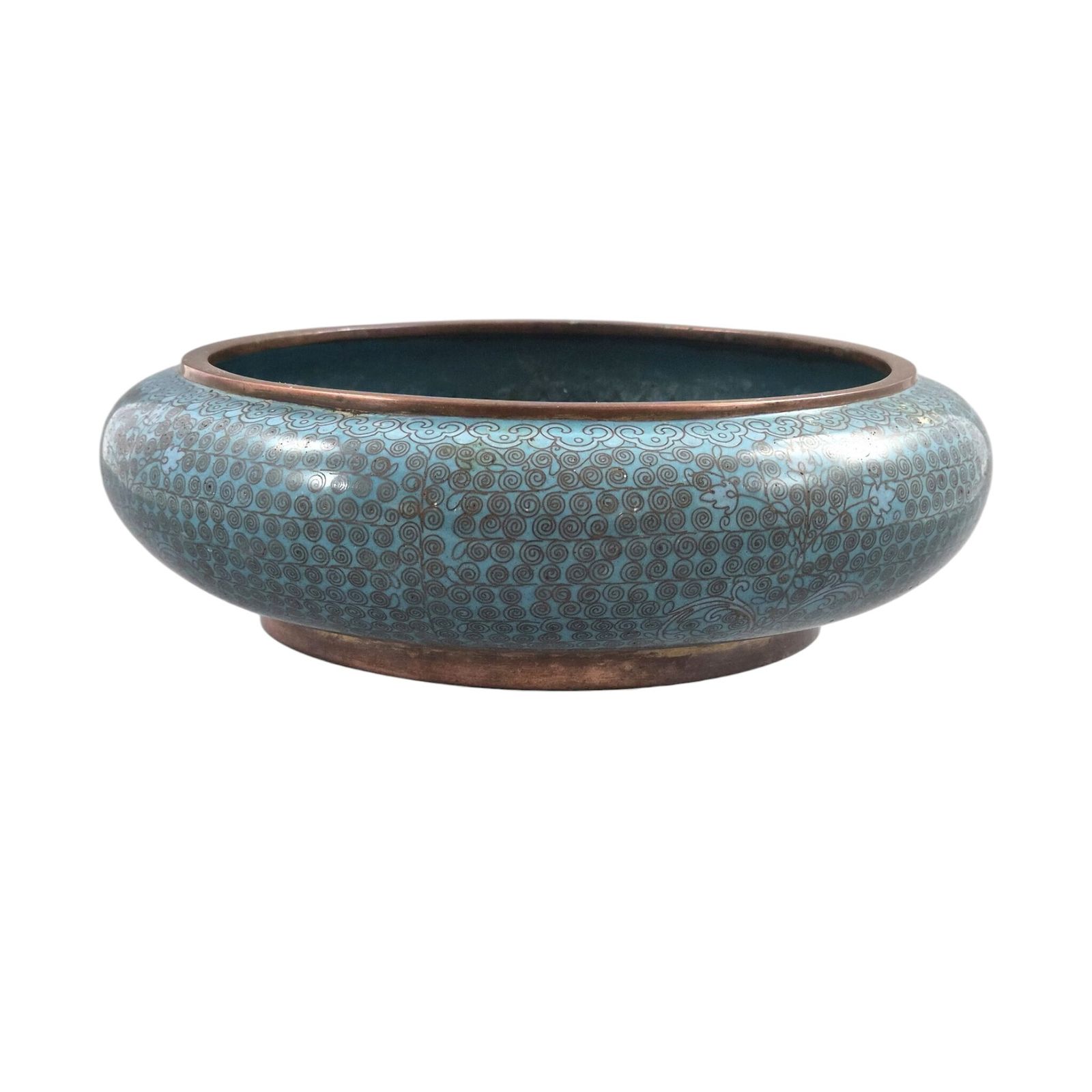 Chinese cloisonné email schrijverskommetje, ca. 1890 photo Woonaccessoires