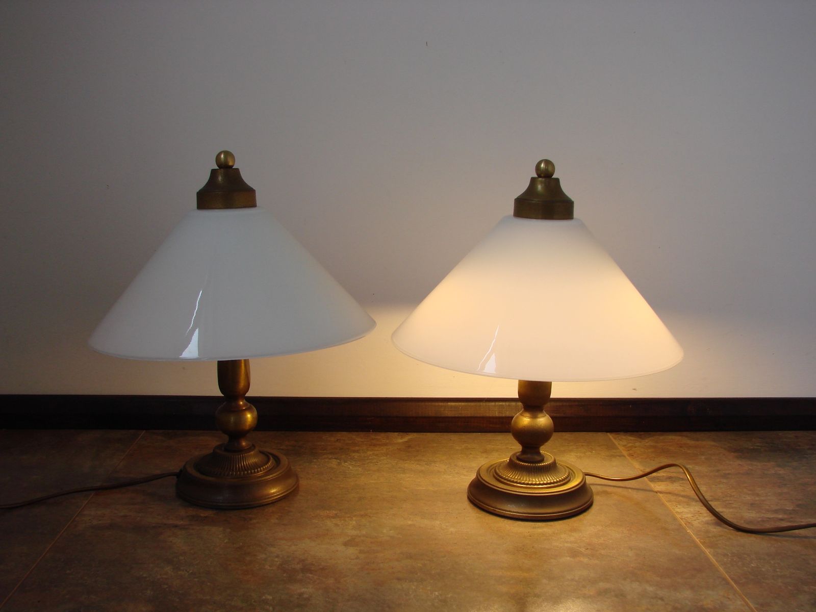 A Pair Of Bedside Lamps From The 1970s photo for sale