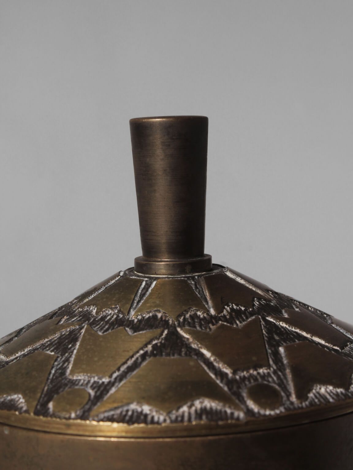 Deens art deco bronzen pot met deksel van Nordisk Malm, jaren 1930 photo furniture
