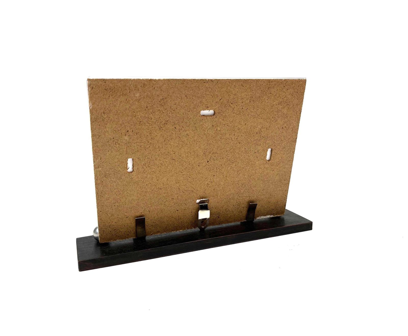 Rare Stunning Bauhaus Art Deco Rosewood & Metal Desk Table Photo Holder Frame Germany About 1925. photo vinterior
