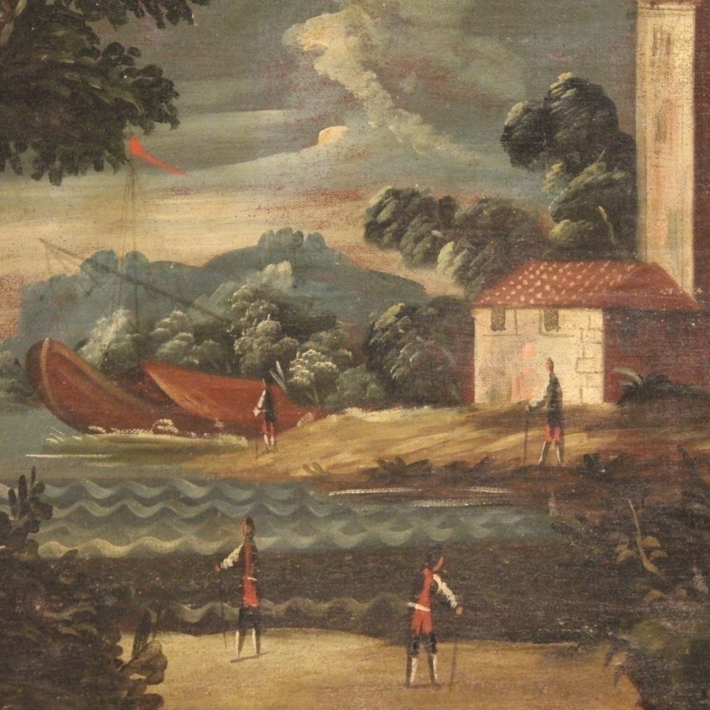 Peinture italienne, marine, XVIIIe siècle photo 1000.0