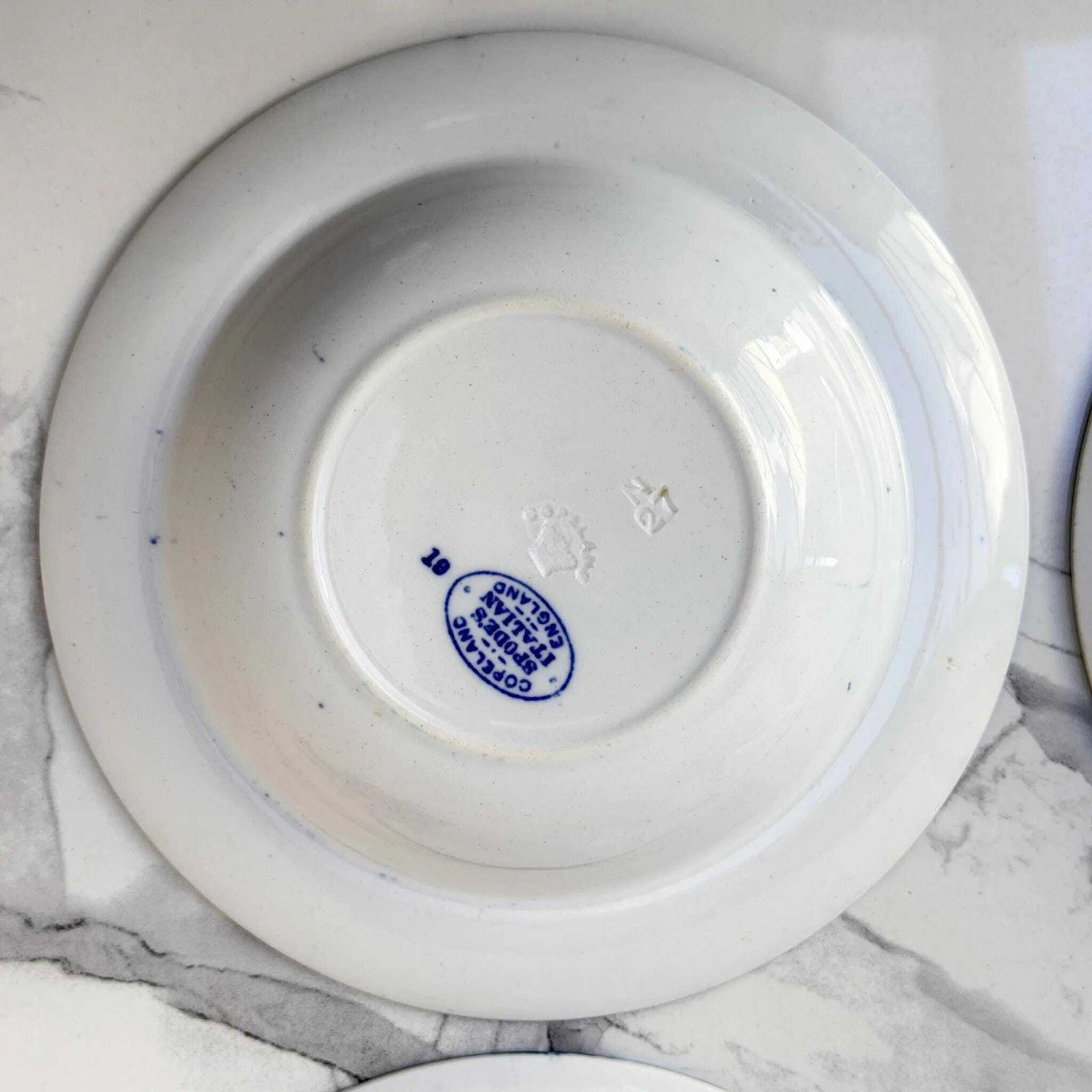 photo for sale Copeland Spode Blue Italian Dessert Bowls Set Of 4 1927