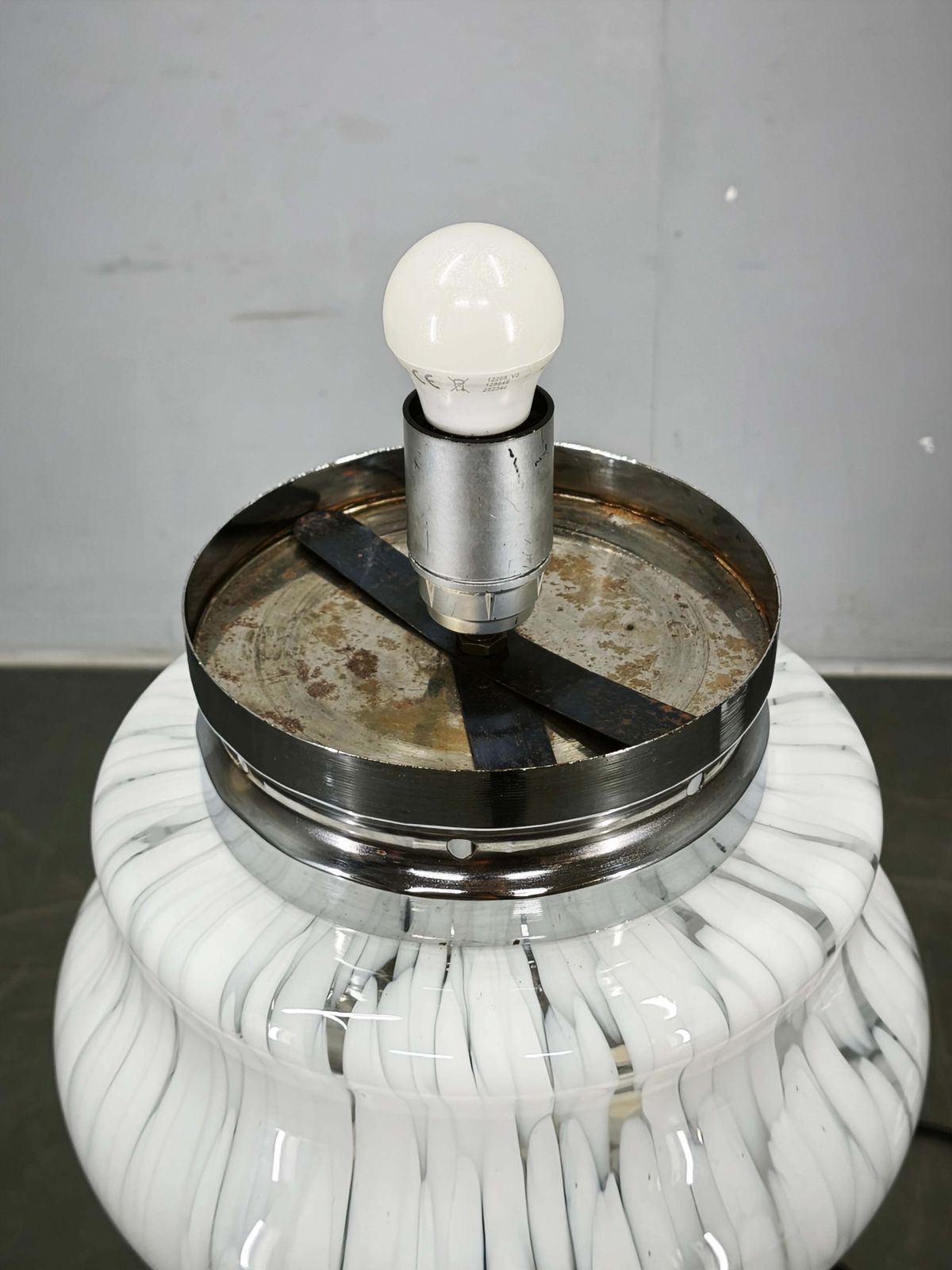 Carlo Nason voor Mazzega, Murano glazen Space Age vloerlamp, Italië, jaren 1970 photo buy