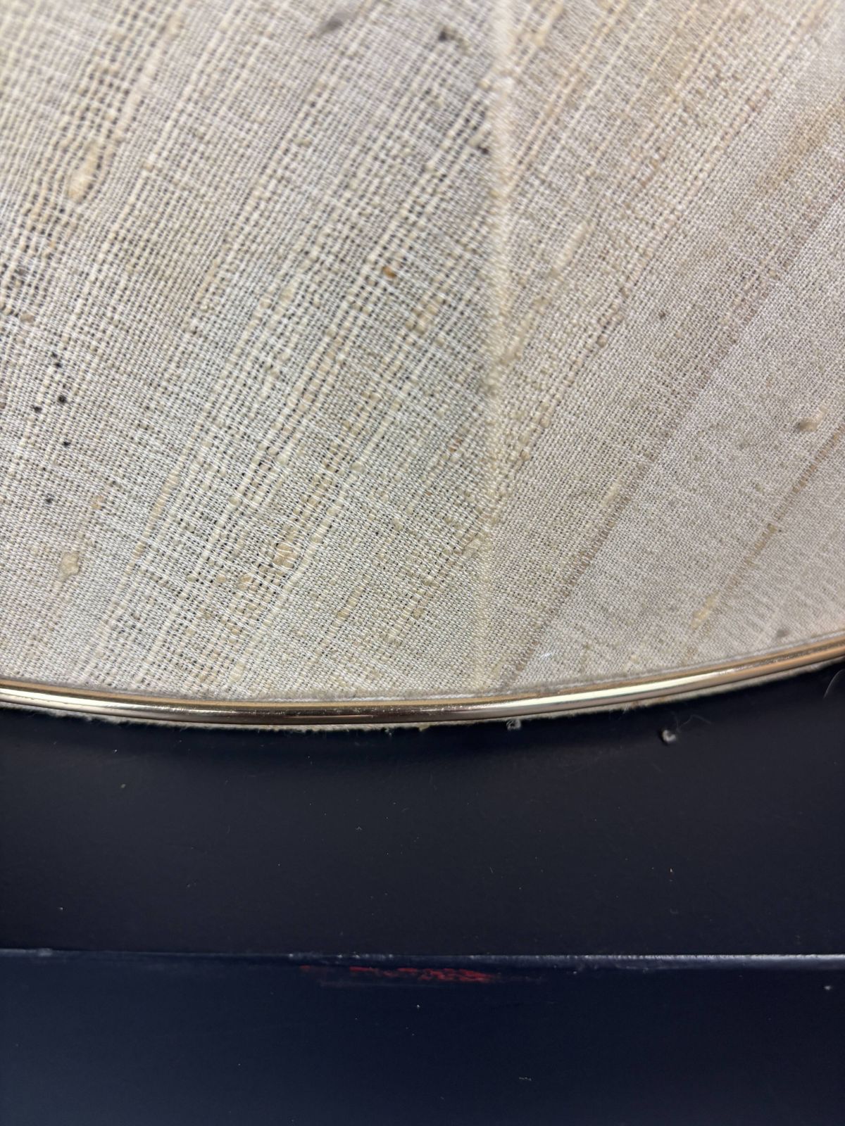 Grande lampe de table en rotin bambou pencil reed avec abat-jour champignon, années 1970 photo vinterior