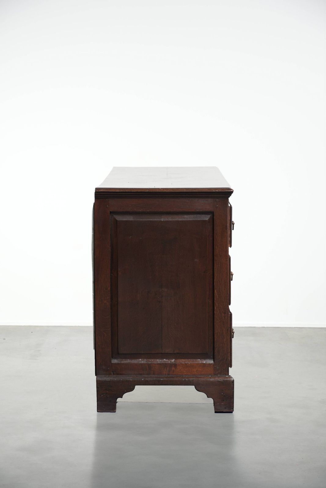 Beautiful, Large, And Functional 18th Century Antique English Oak Sideboard/English Low Dresser With Its Original Fittings. photo furniture