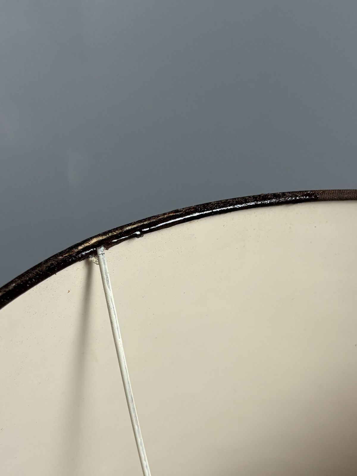photo vinterior Lampe de table mid-century en liège, France, années 1960-1970