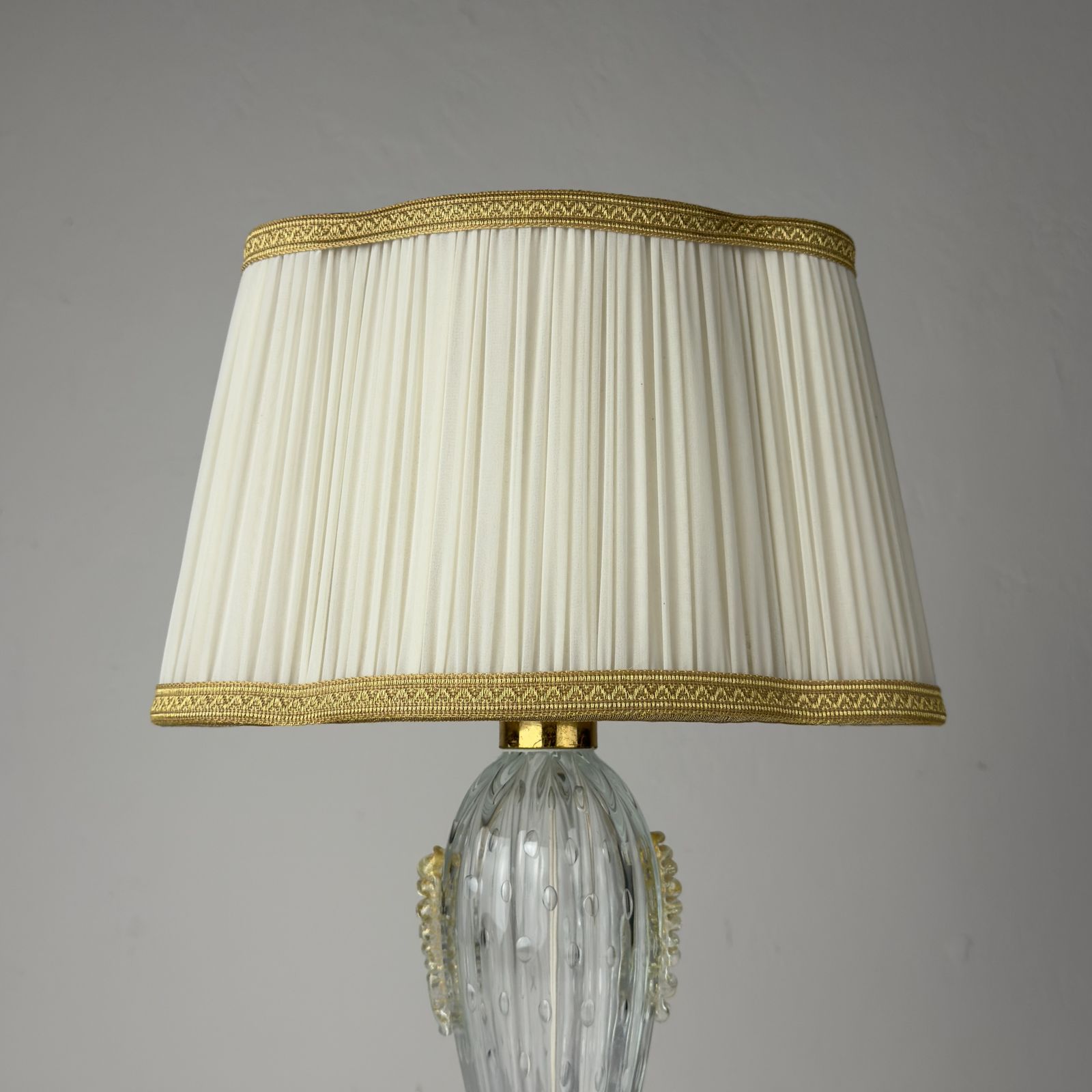 Murano glazen tafellamp van Barovier and Toso, Italië, jaren 1980 photo for sale