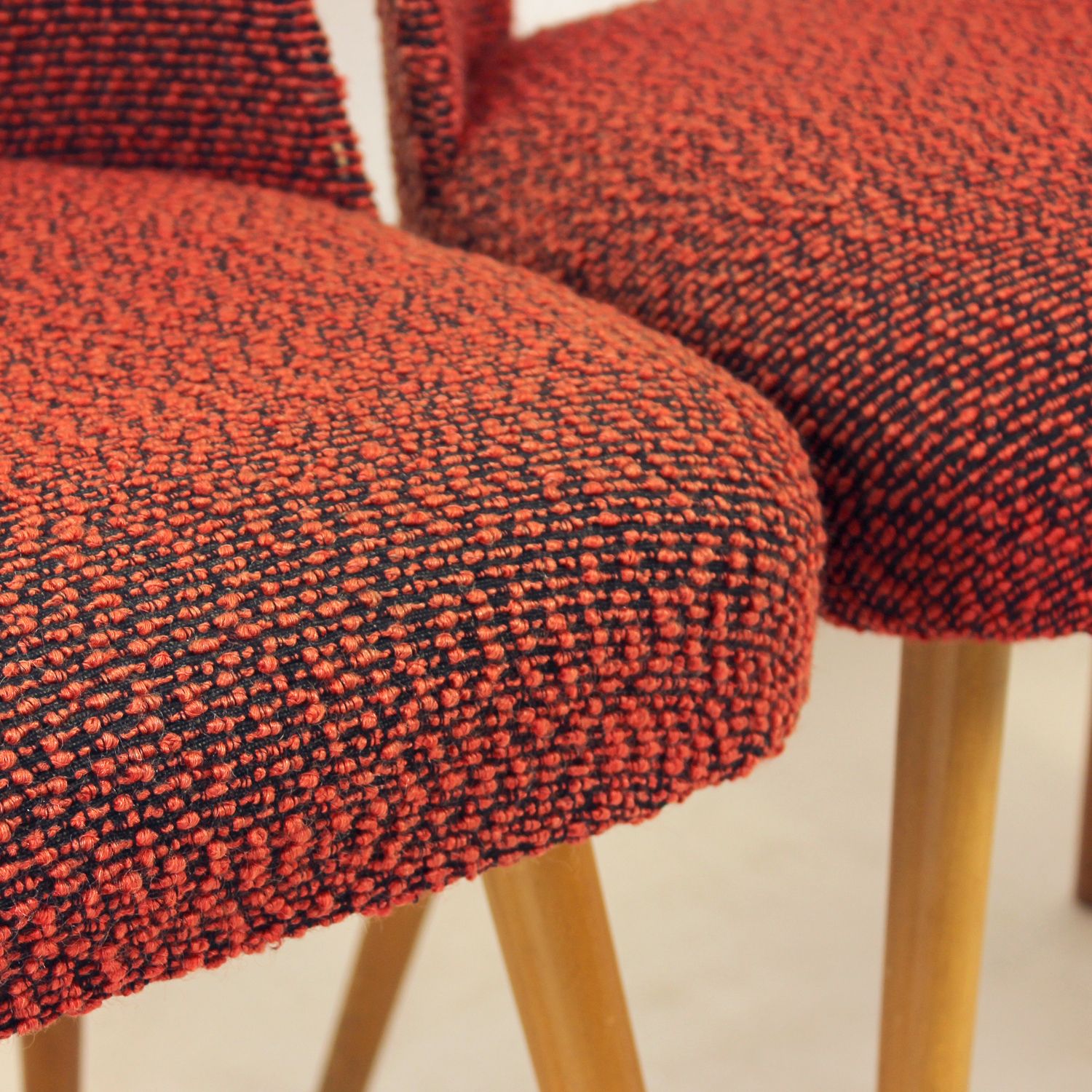 Vintage Dining Chairs By Oswald Heardtl For Ton, Czechoslovakia 1960s, Set Of 4 photo for sale