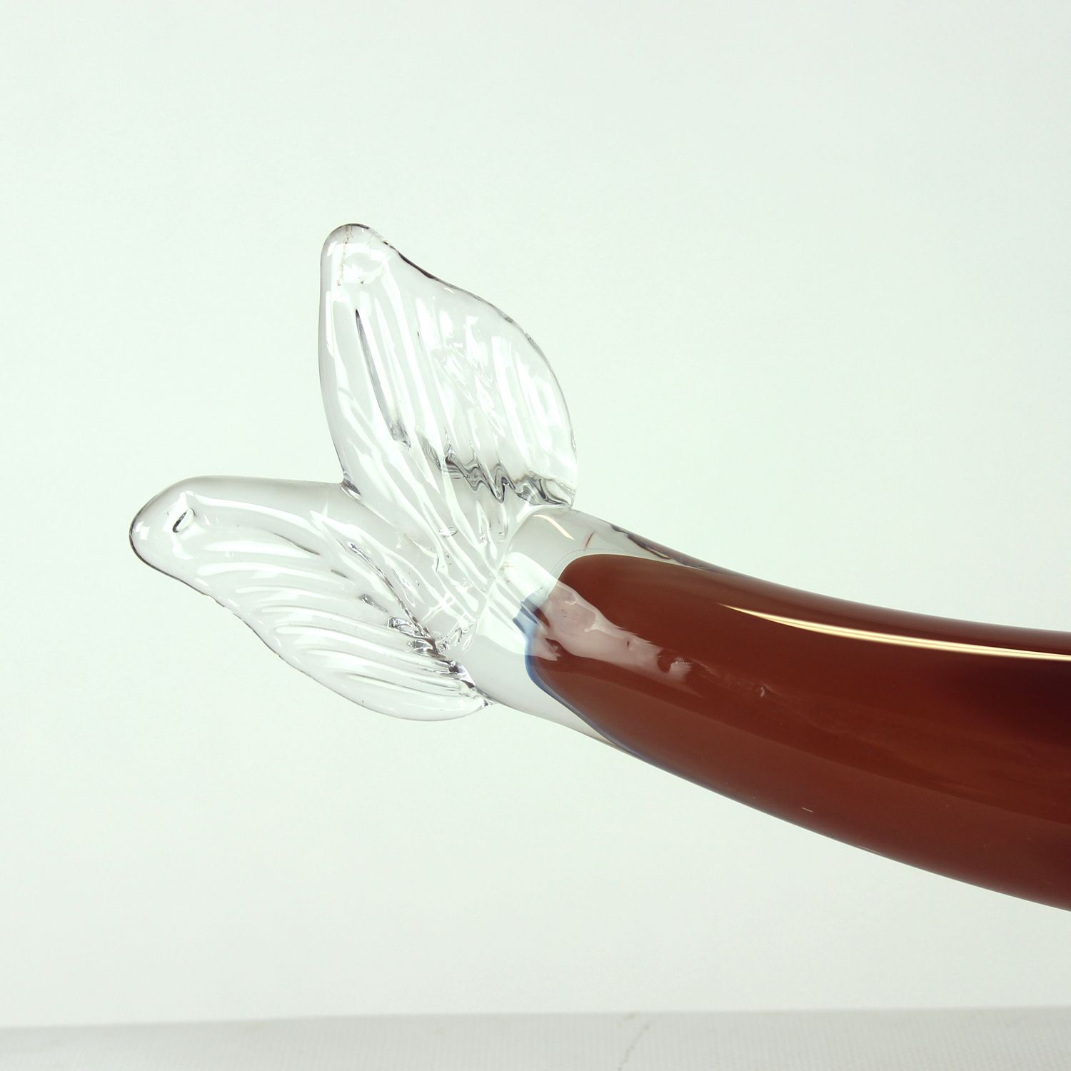 Groot handgeblazen kunstglas vis, Tsjecho-Slowakije, jaren 1960 photo buy
