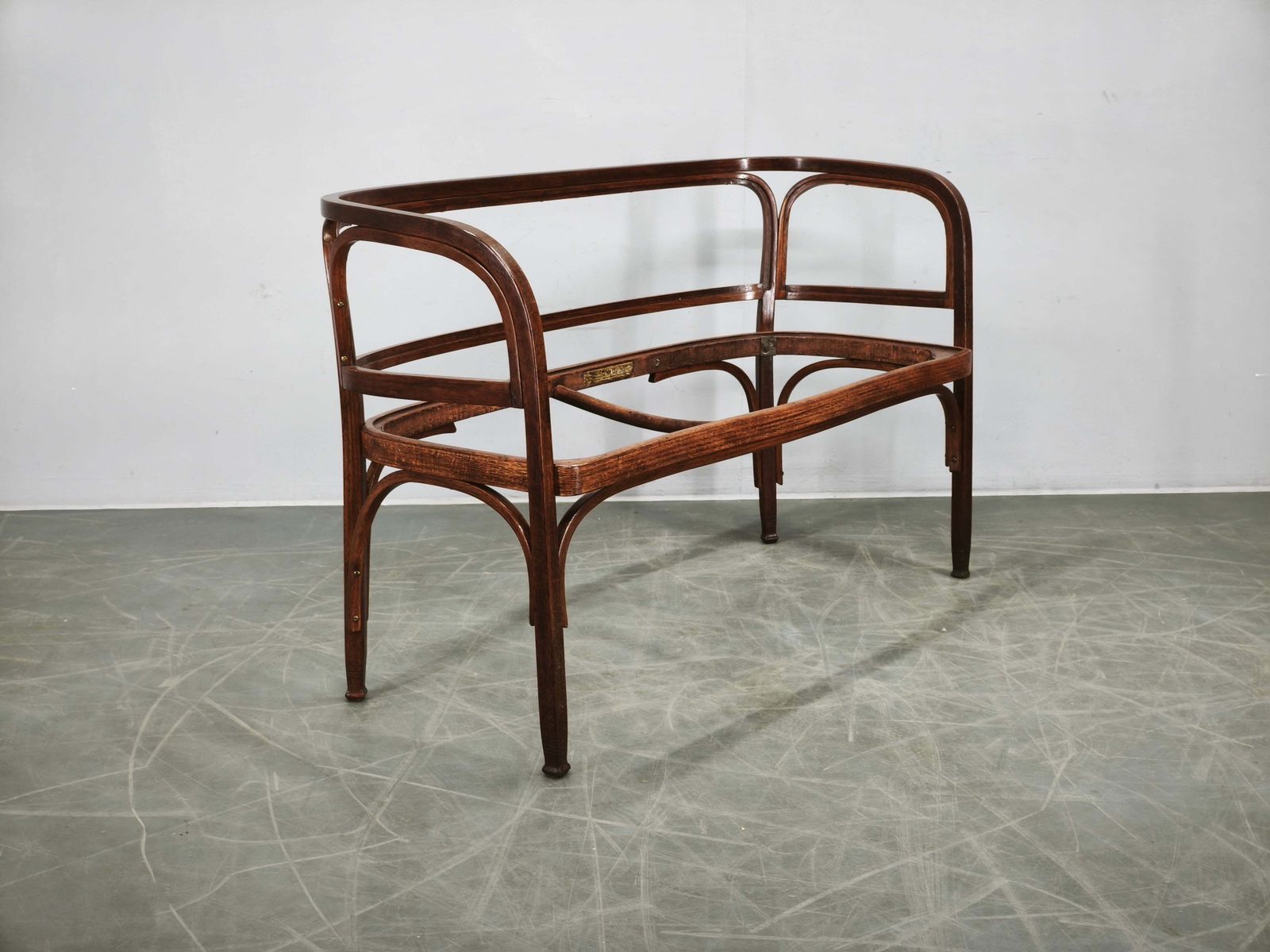 Gustav Siegel Model 715/C Settee For Jacob & Josef Kohn, Circa 1901 photo buy