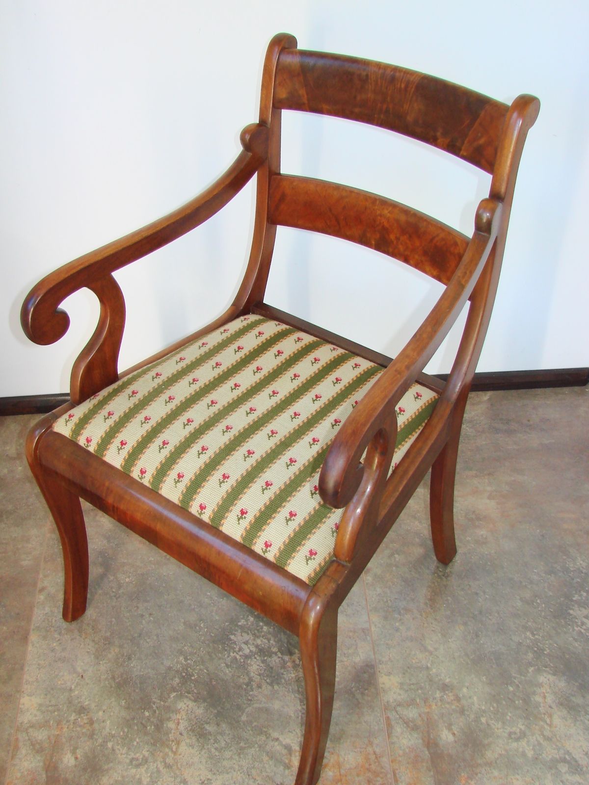 Mahogany Fauteuil In Edwardiaanse Stijl, 19e/20e Eeuw photo vintage