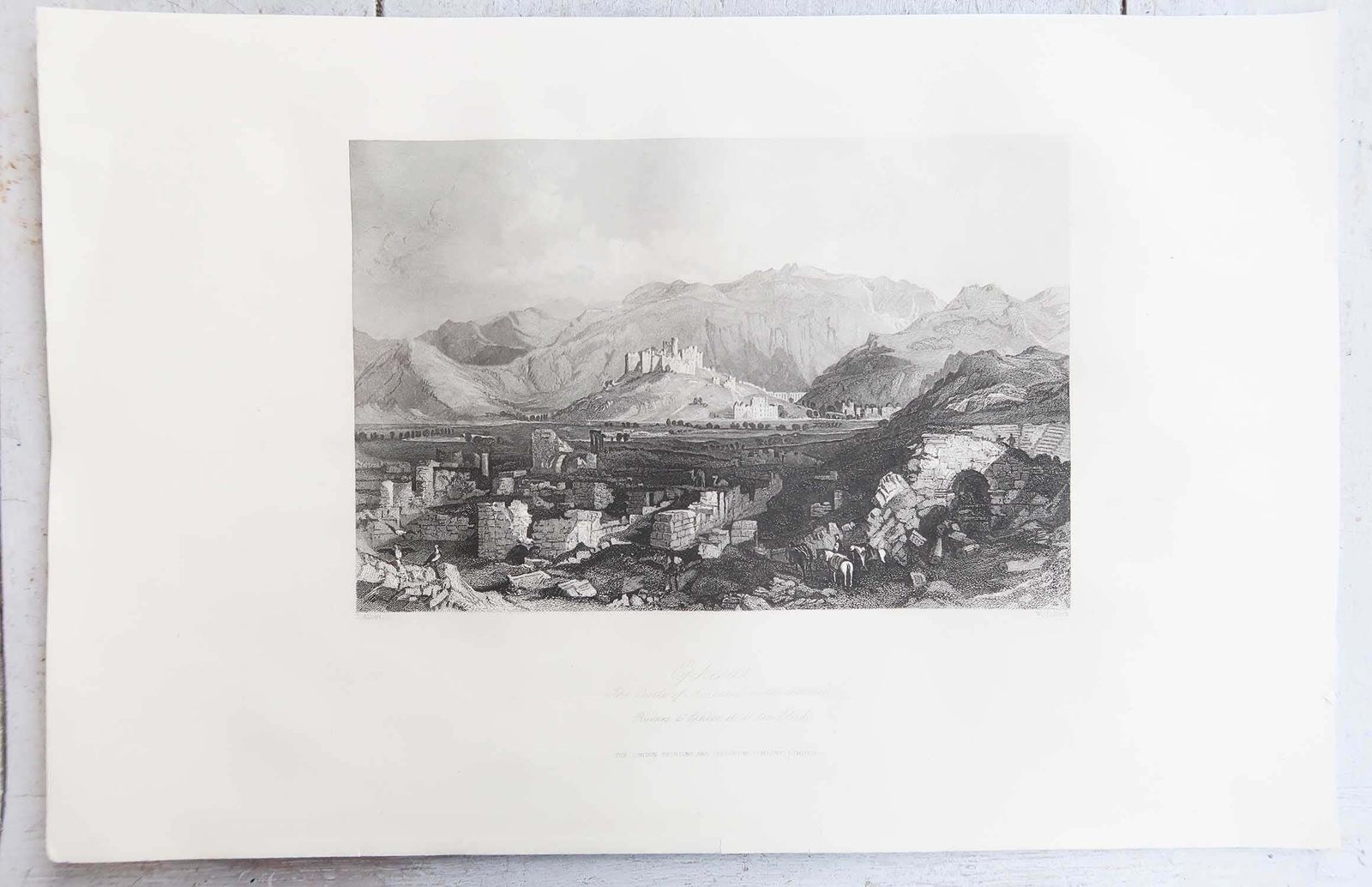 Set Of 12 Original Antique Prints Of The Levant / Holy Land /Middle East. C 1850 photo furniture