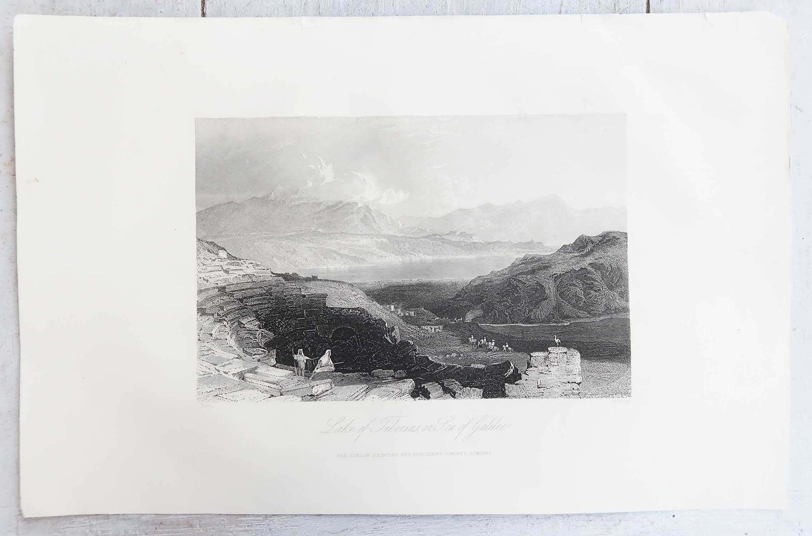 photo vinterior Set van 12 antieke prenten van de Levant / Heilig Land / Midden-Oosten. Ca. 1850