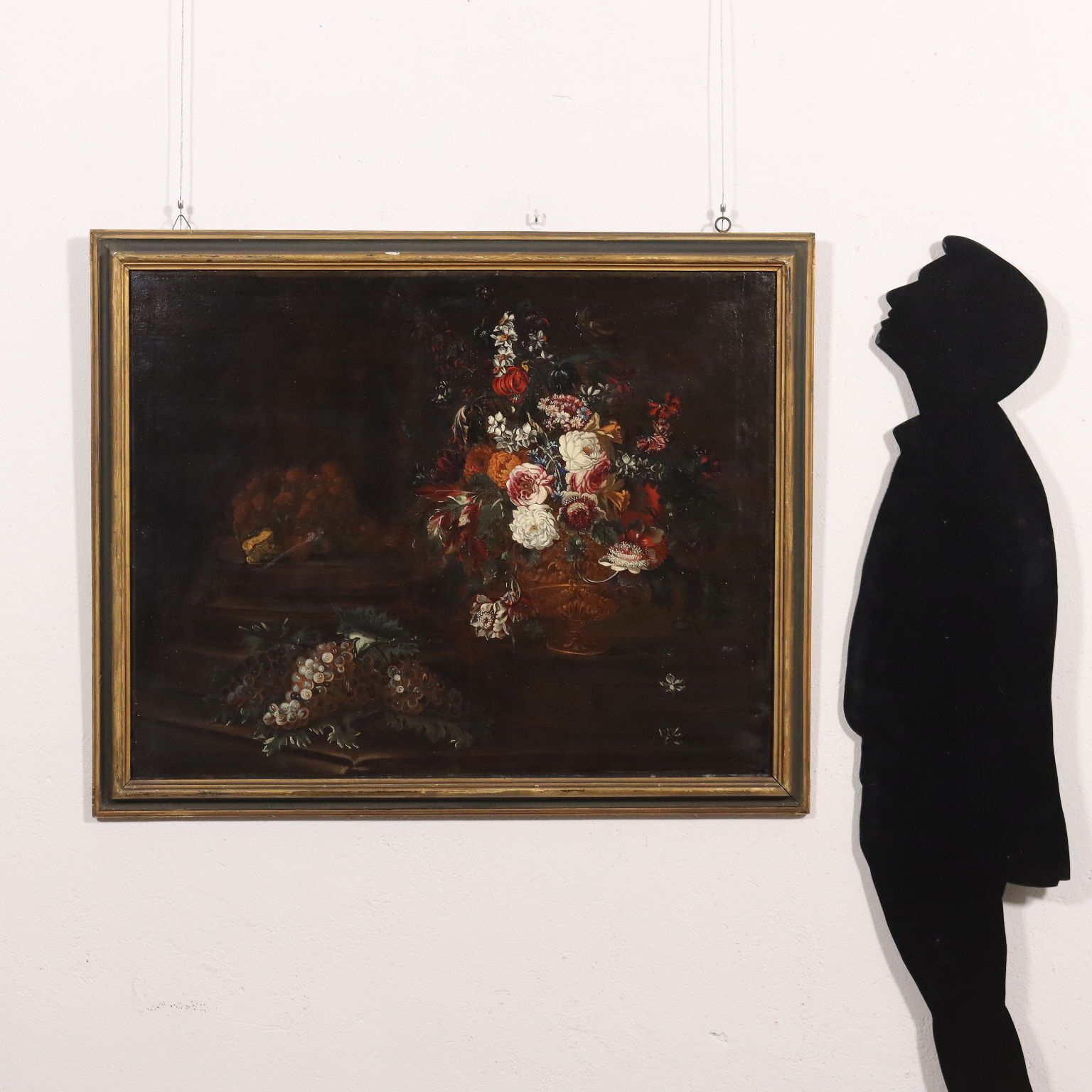 Olieverf op doek stilleven Italië XVII XVIII eeuw photo furniture