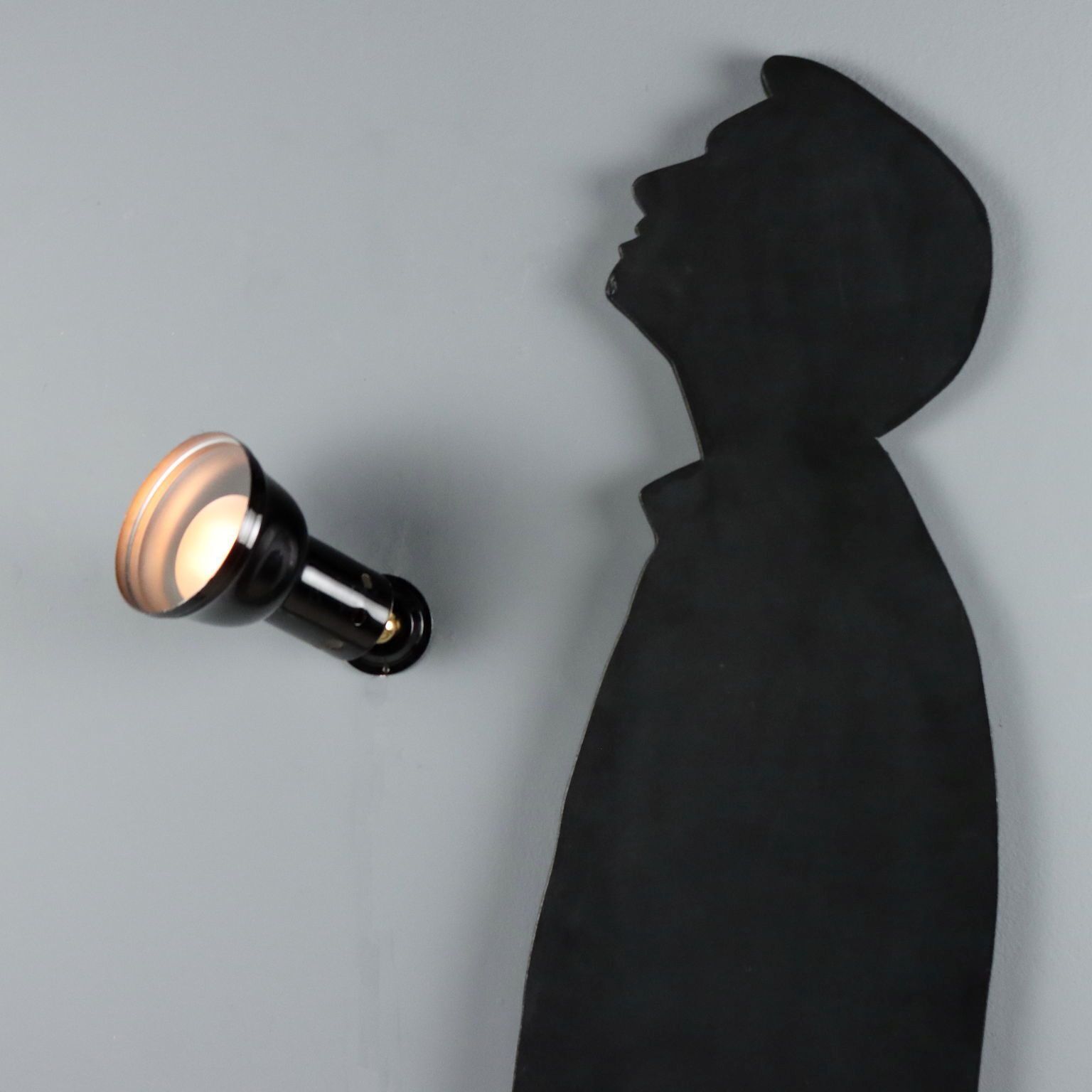 Vintage Wall Lamps Enamelled Aluminium Brass Design 1950s 60s photo furniture