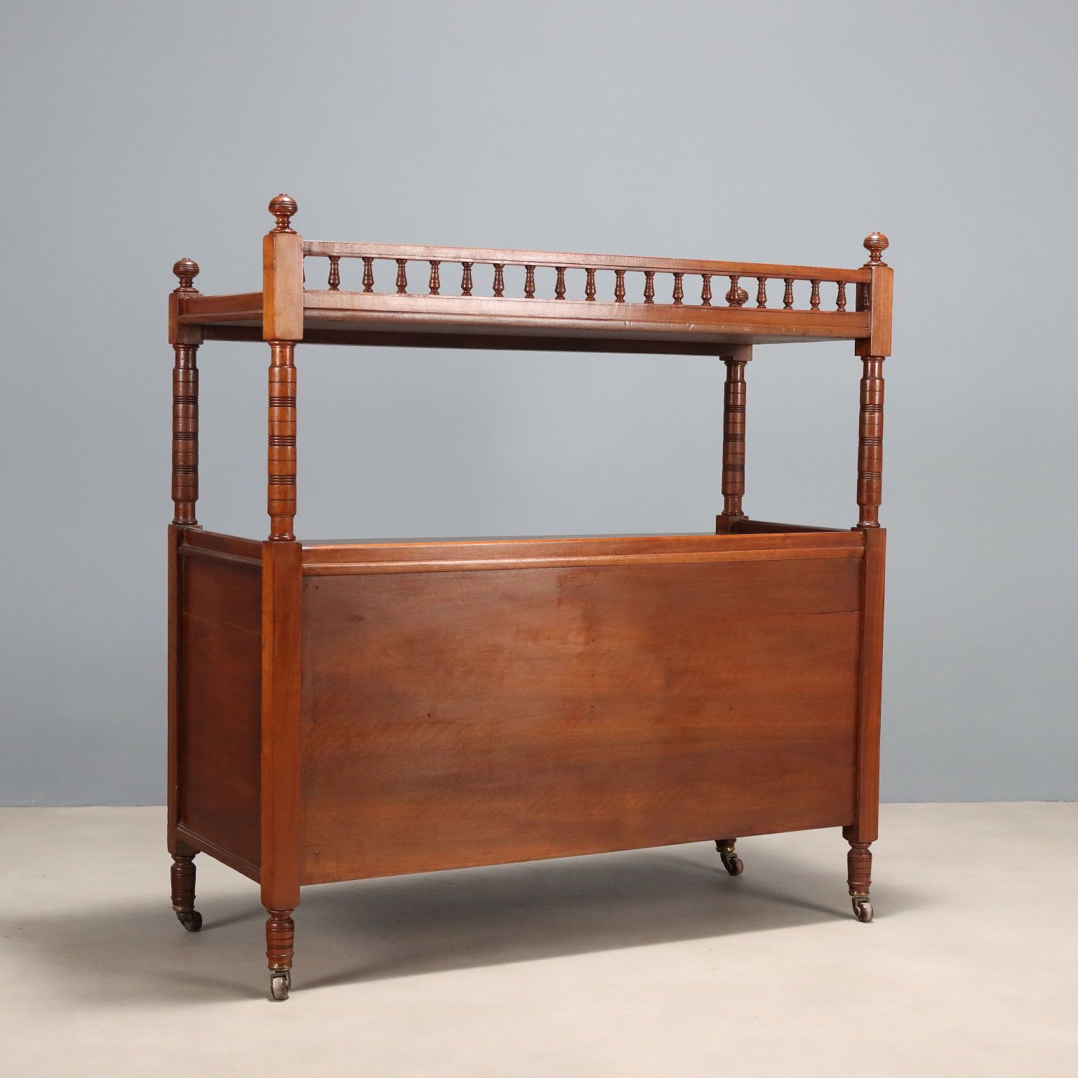 photo for sale Antique Cupboard Walnut Painted Oak England Early XX Century