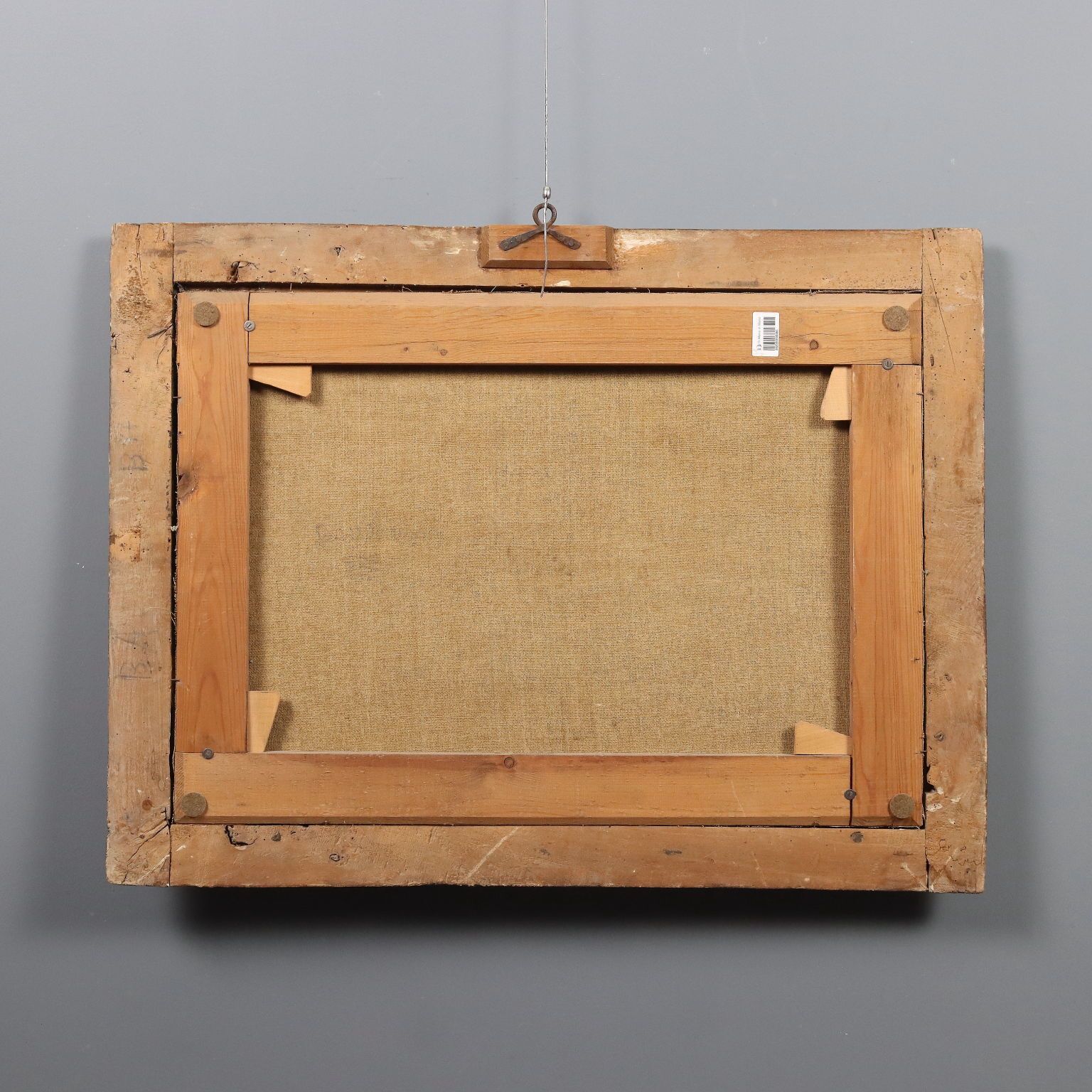 photo for sale Tableau d'époque, marine agitée avec voiliers, huile sur toile, XVIIIe siècle