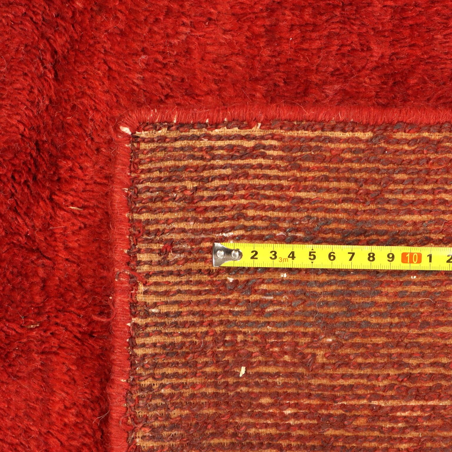 Tapis asiatique d'époque en laine, gros nœuds, fait main, 118 x 98 po photo buy