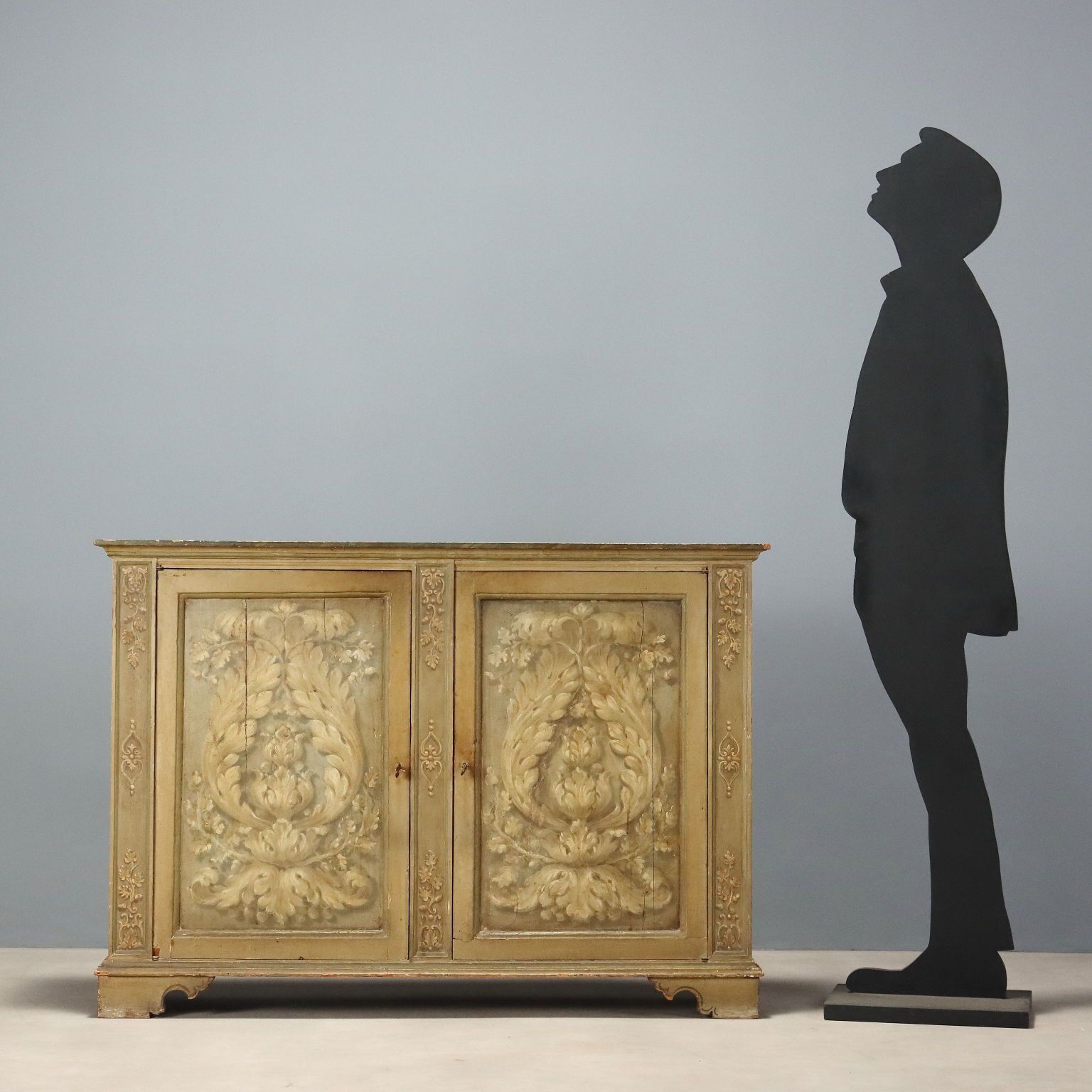 Baroque Cupboard Fir Poplar Italy XIX Century photo for sale