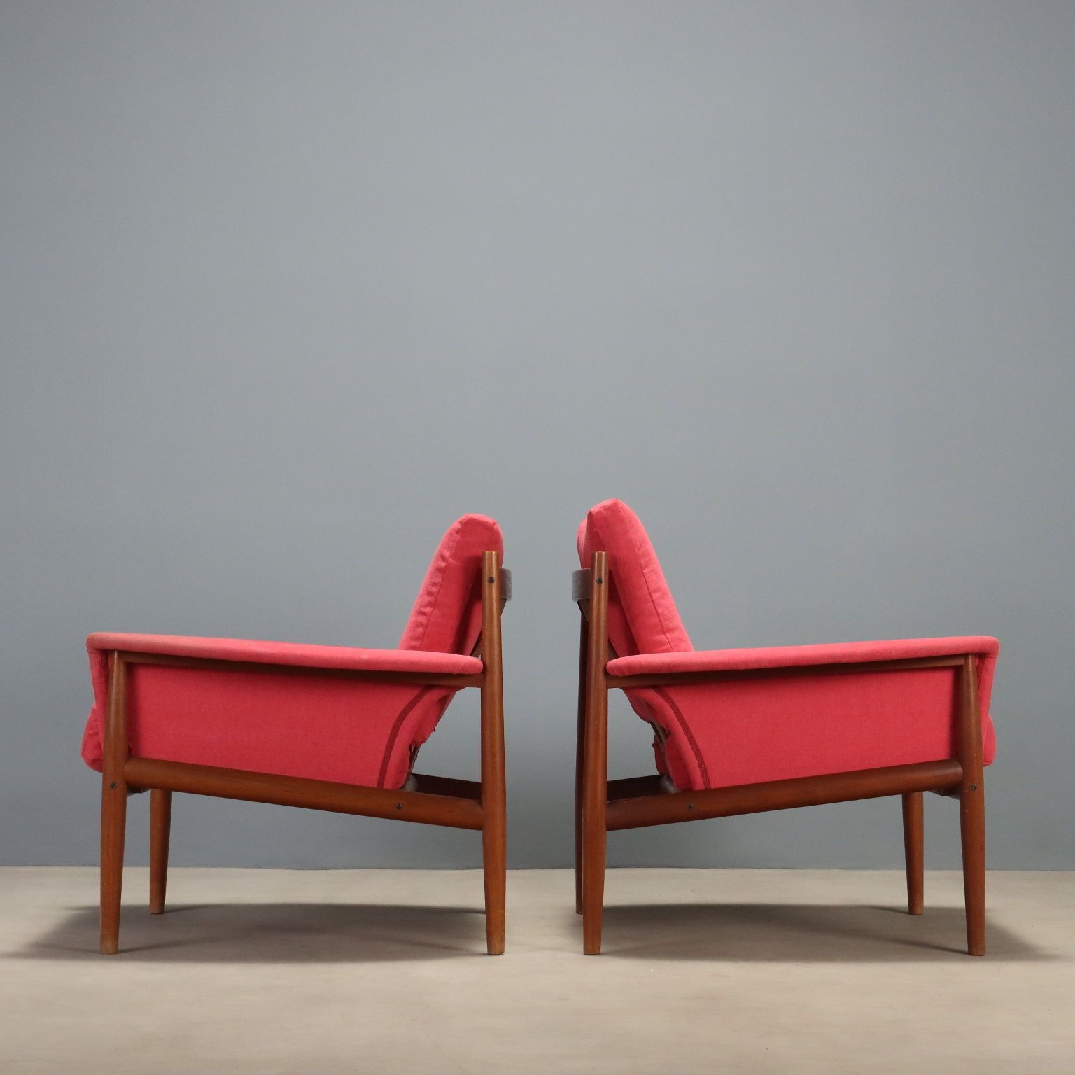 Fauteuils France & Son modèle 118 par Grete Jalk, Danemark, années 1960 photo Mobilier
