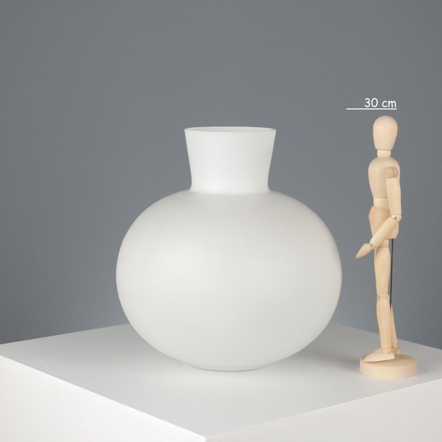 White Cased Glass Vase, Murano Manufacture photo furniture