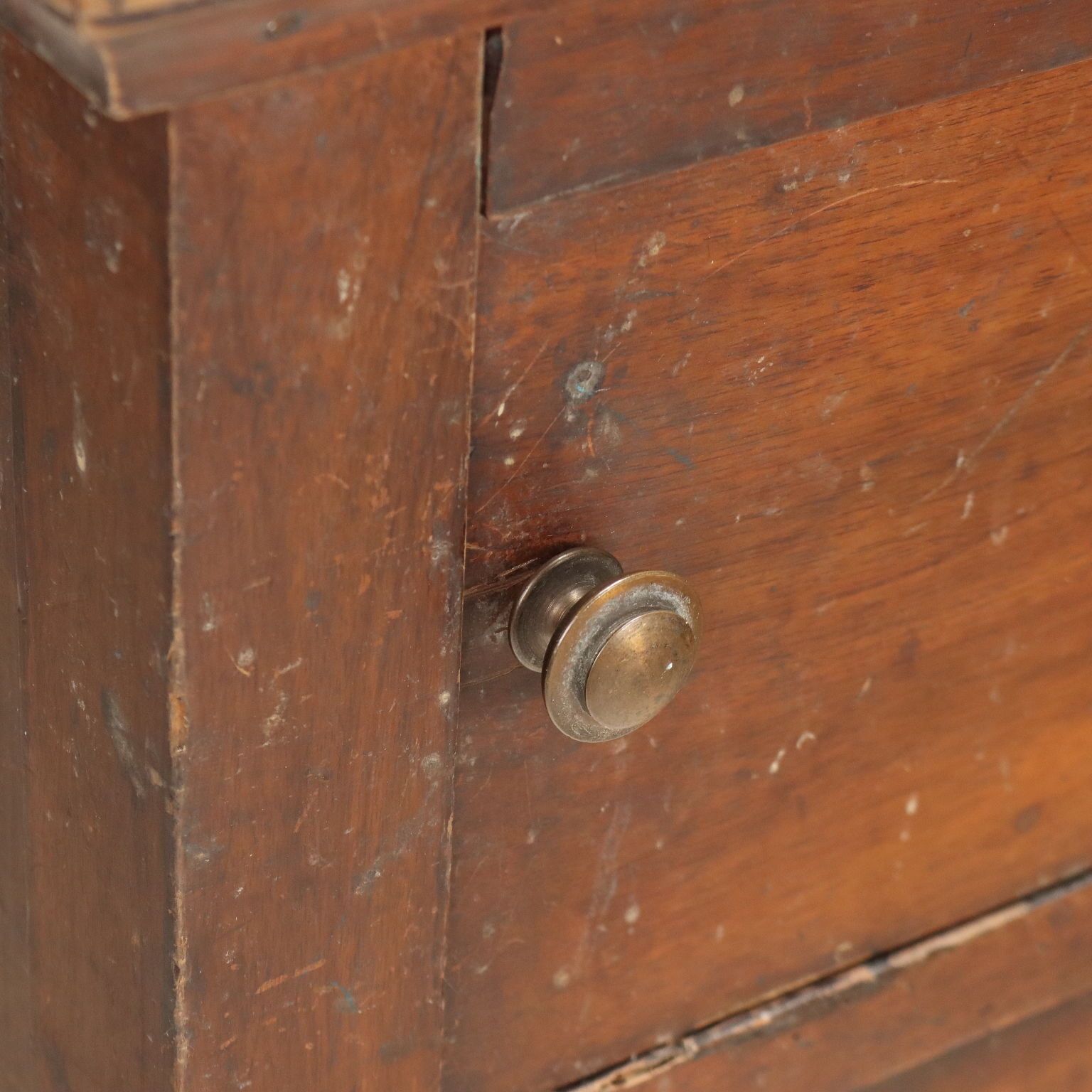 Antique Nightstand Directoire Walnut Italy Late XVIII Century photo 510.0