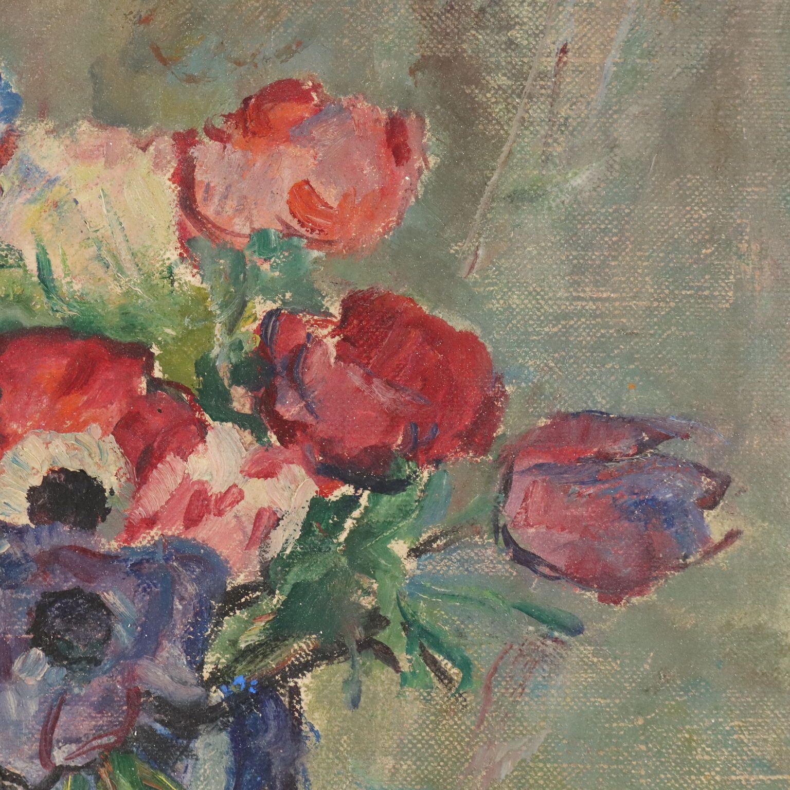 Peinture moderne signée Carlo Cherubini, huile sur toile, XXe siècle photo Art