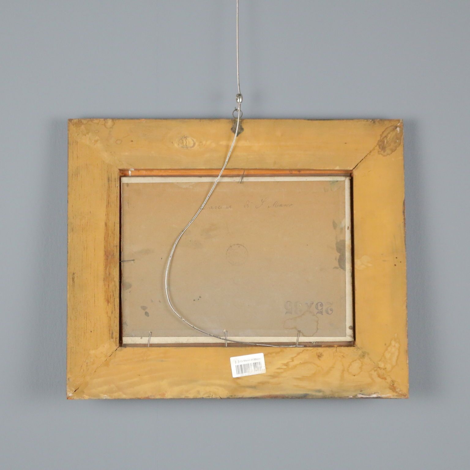 Art Tableau d'époque signé Riccardo Viriglio, huile sur carton, XXe siècle photo