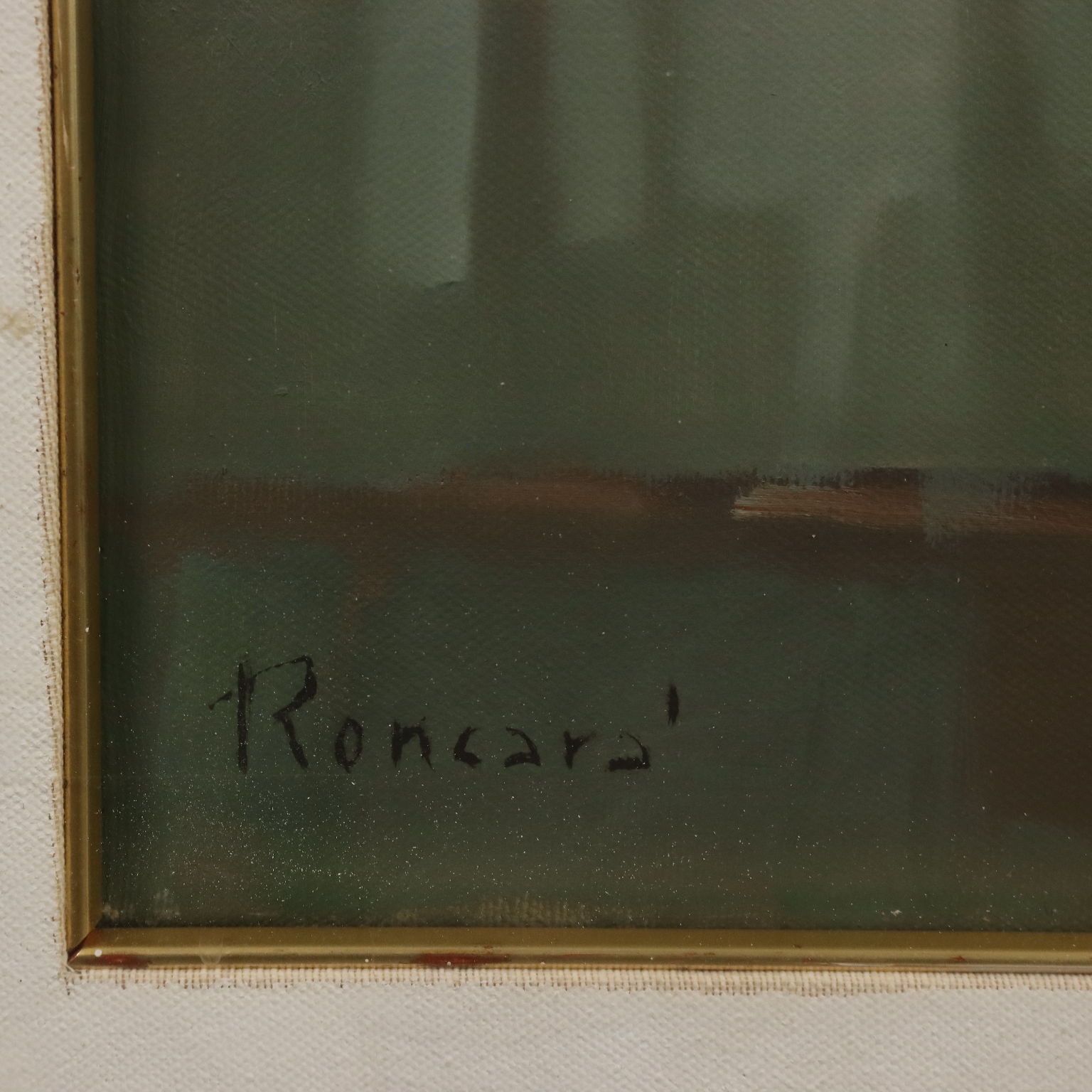 Schilderij van Davide Roncarà, Richting Bormio photo vintage