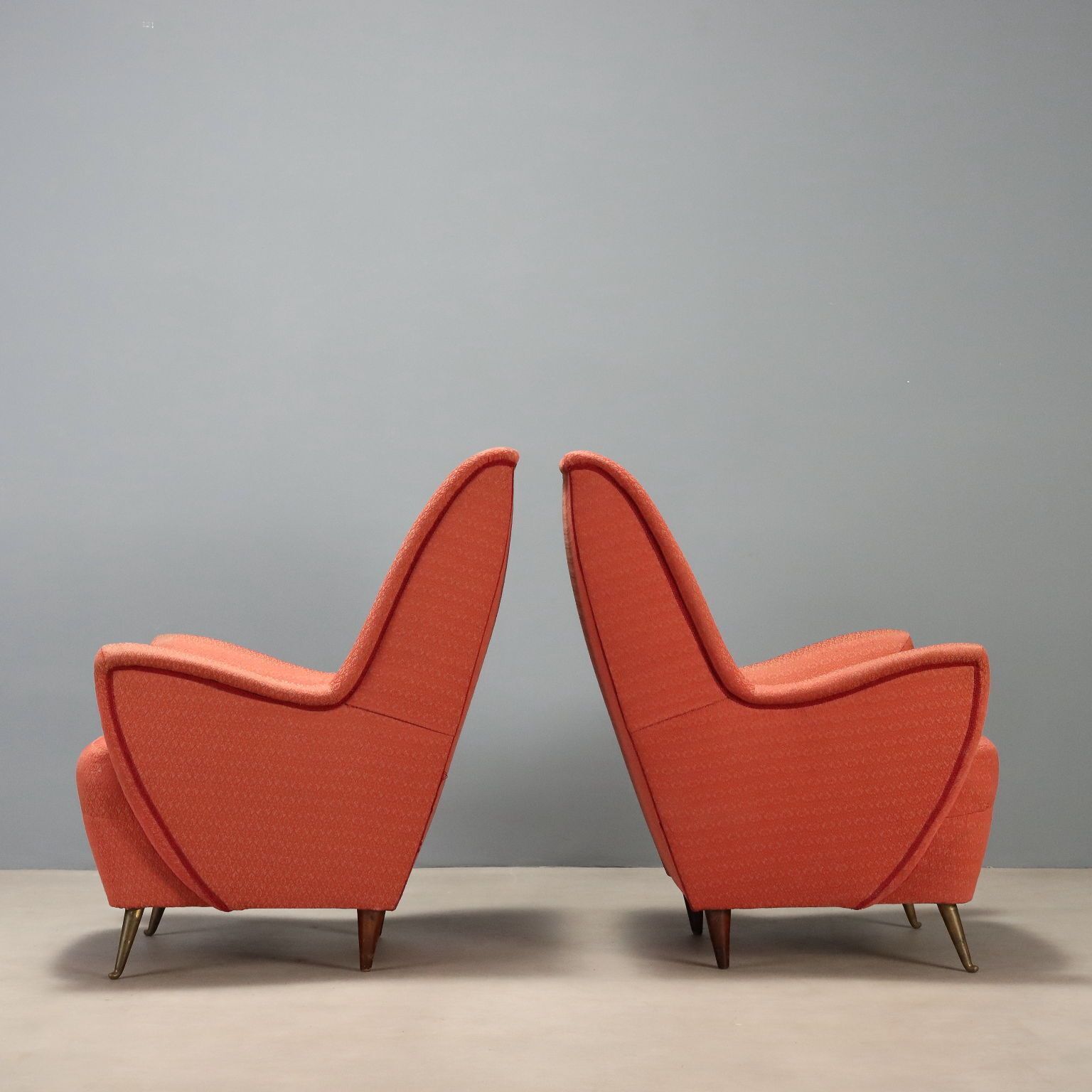 Vintage Armchairs With Fabric Upholstery From The 1950s photo Furniture