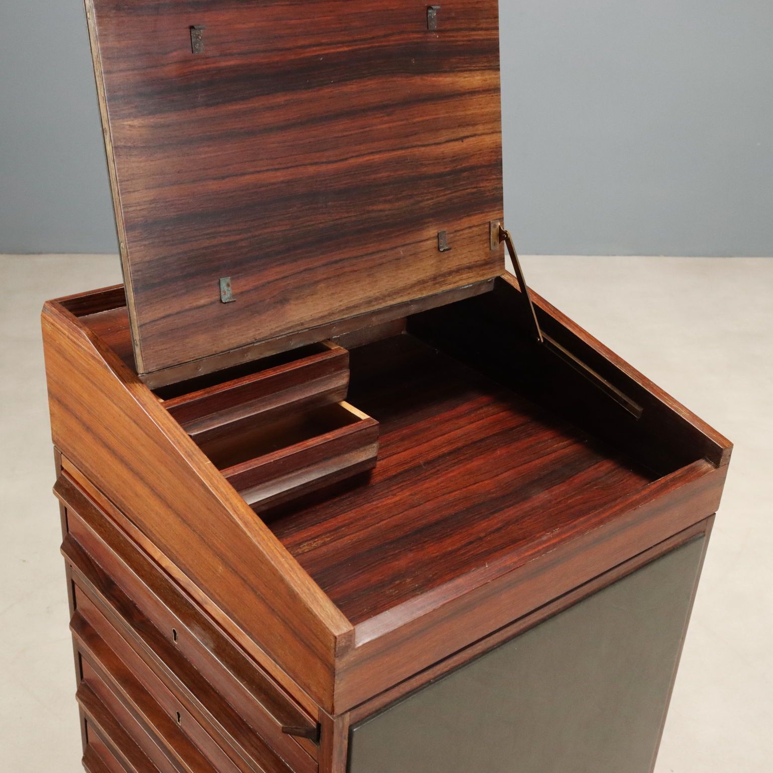 Chest Of Drawers With Desk 1960s photo vinterior