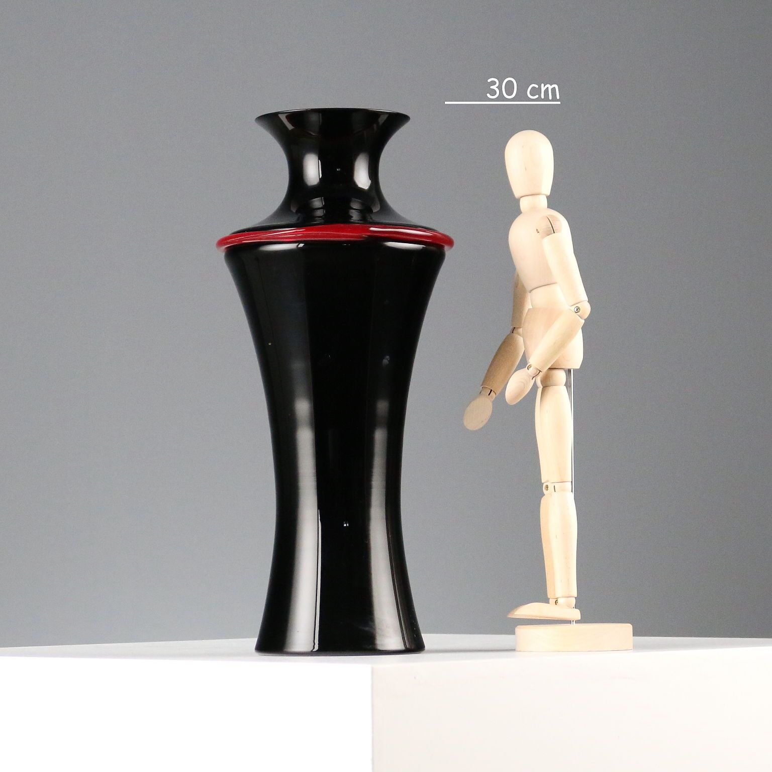 Vase vintage Veart en verre de Murano, Italie, années 1990 photo furniture