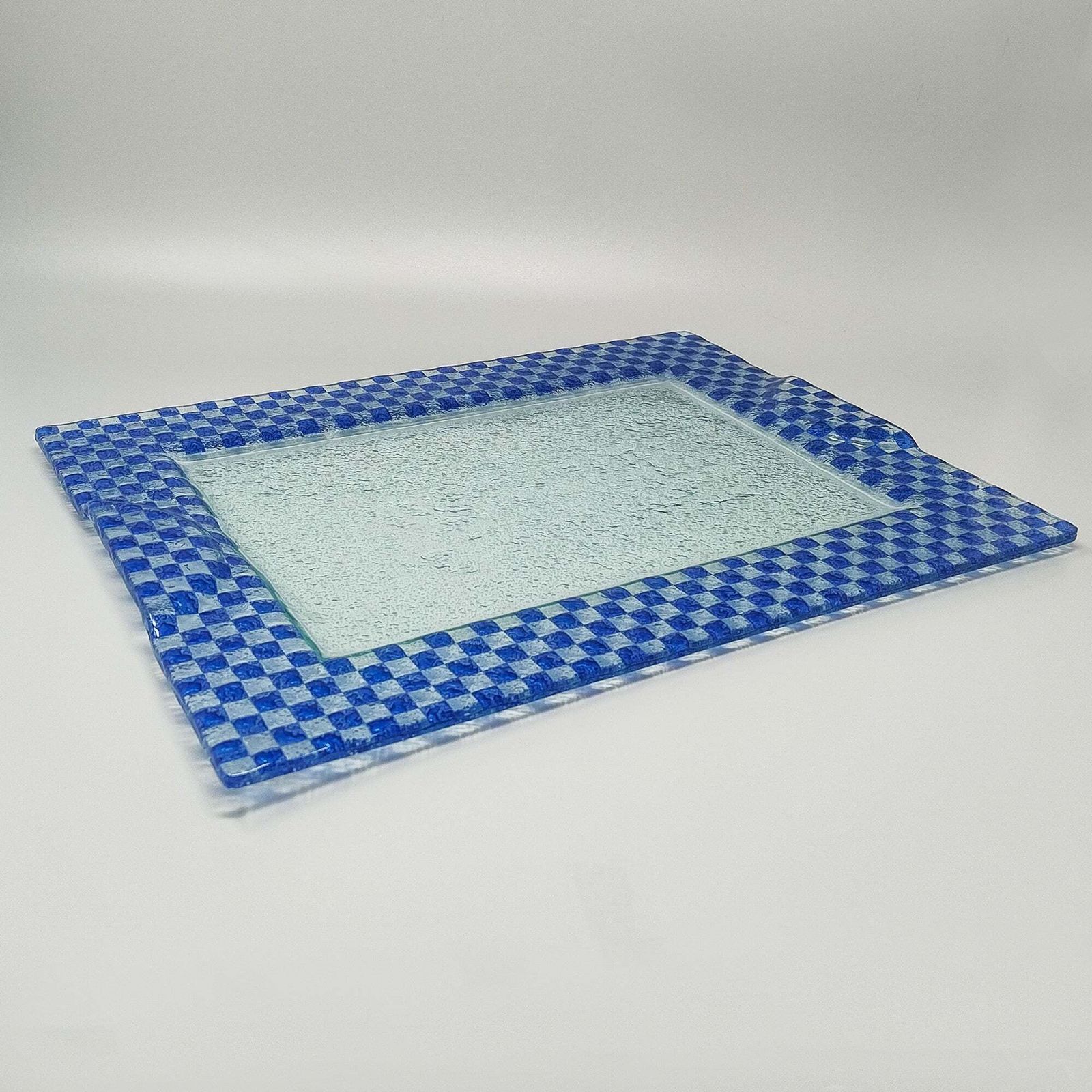 1970s Astonishing Italian Tray By Albatros In Murano Glass. photo furniture
