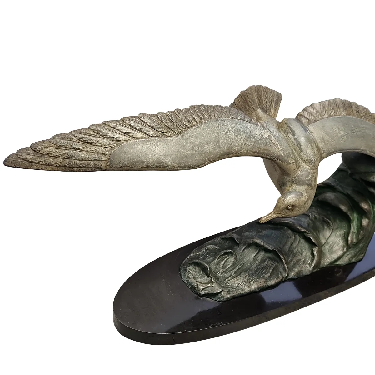 Sculpture Art Déco française Albatros Marcel Leducq, années 1920/30 photo for sale