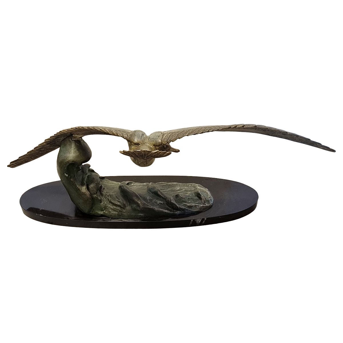 French Art Deco Albatross Sculpture Marcel Leducq, 1920/30s photo buy