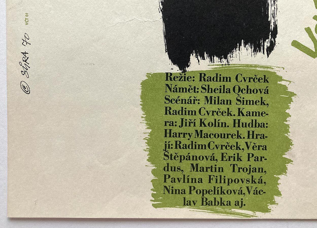 Filmaffiche, Just Because You're Grown Up, Jaroslav Sůra, 1970, vintage Tsjechisch ontwerp photo buy