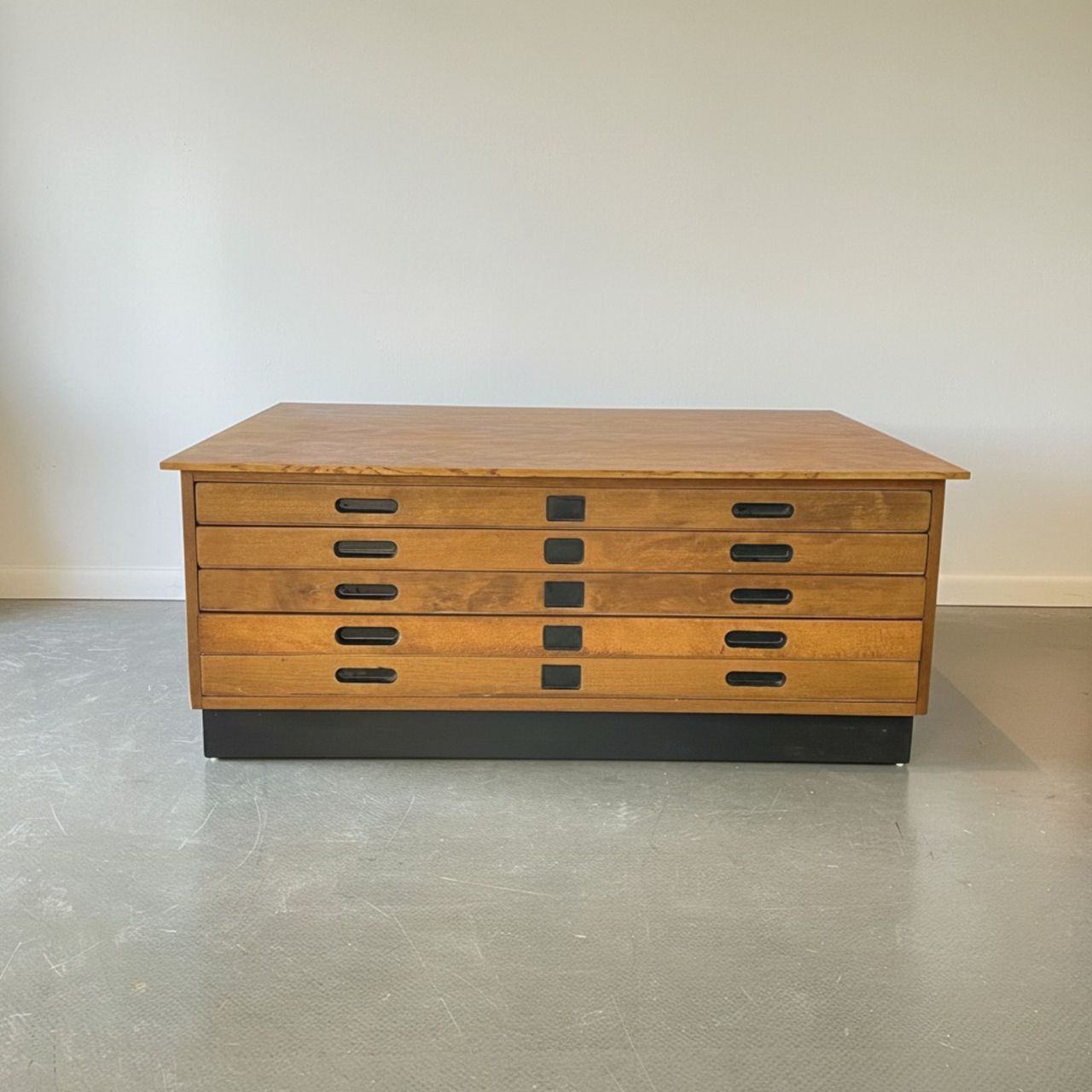 1950s 5 Drawer Staverton Plan Chest / Coffee Table photo furniture