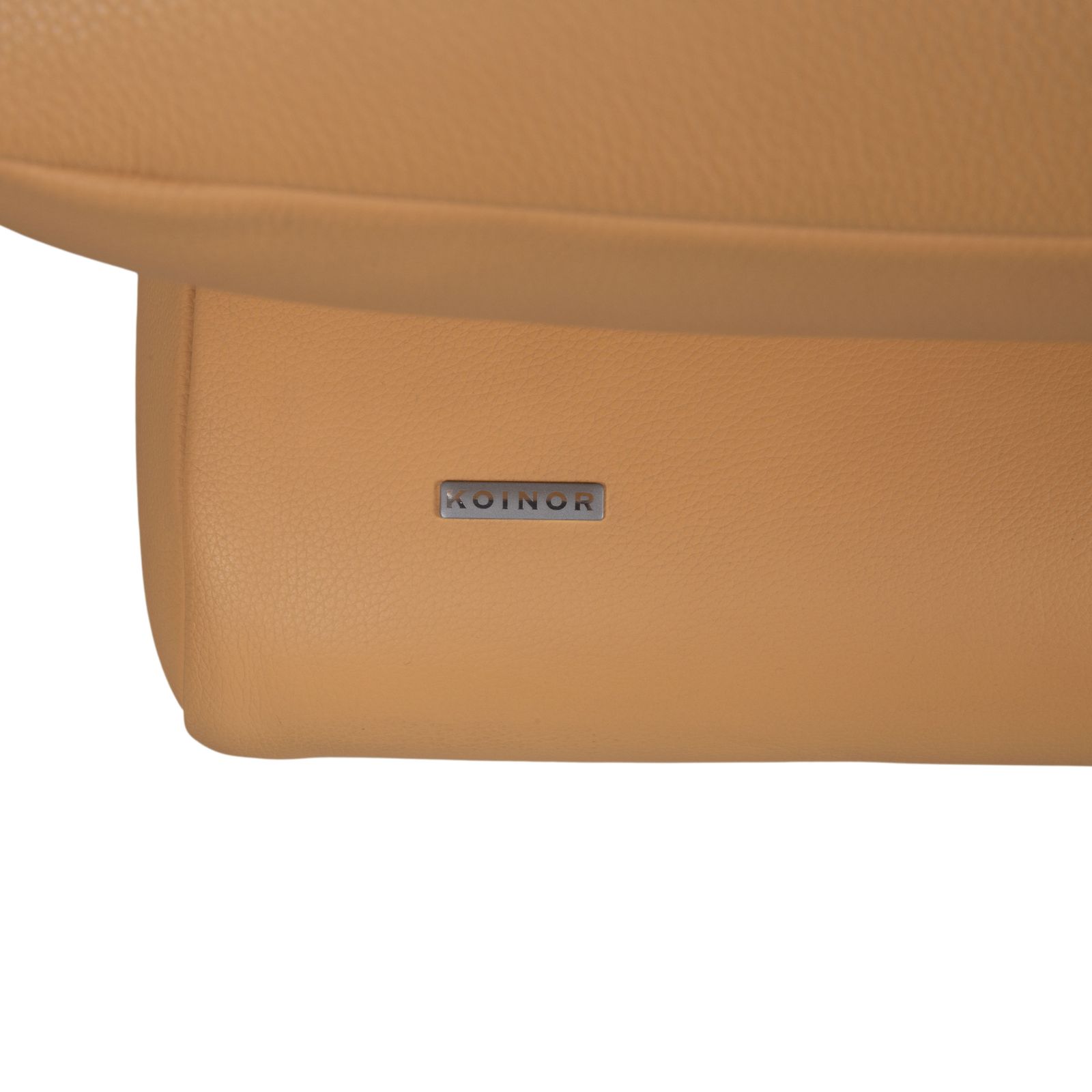 photo furniture Koinor Rossini Two Seater Leather Sofa Apricot Cream Beige Manual Function