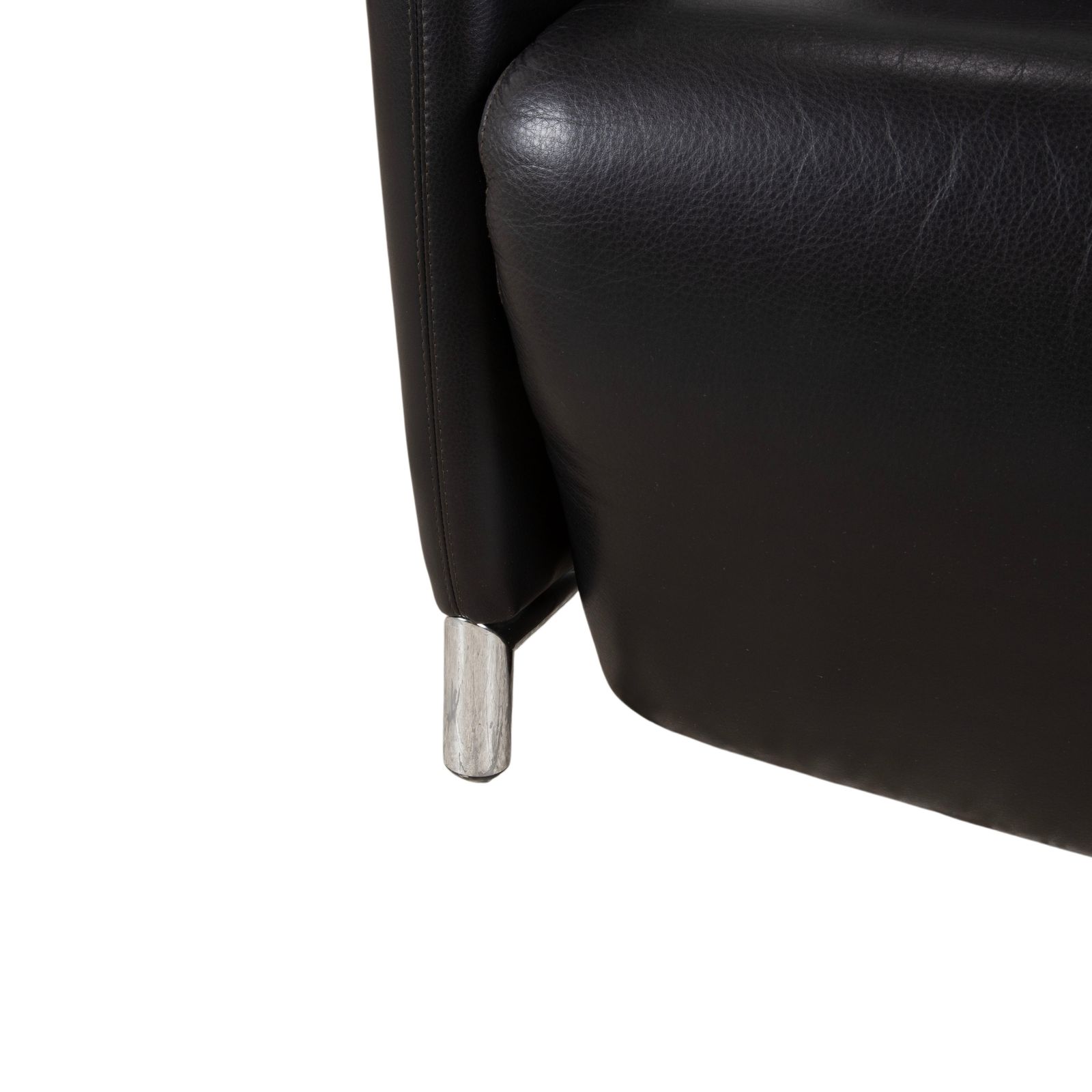 Cor Bico Leren Fauteuil Zwart Elektrische En Handmatige Functie photo vintage