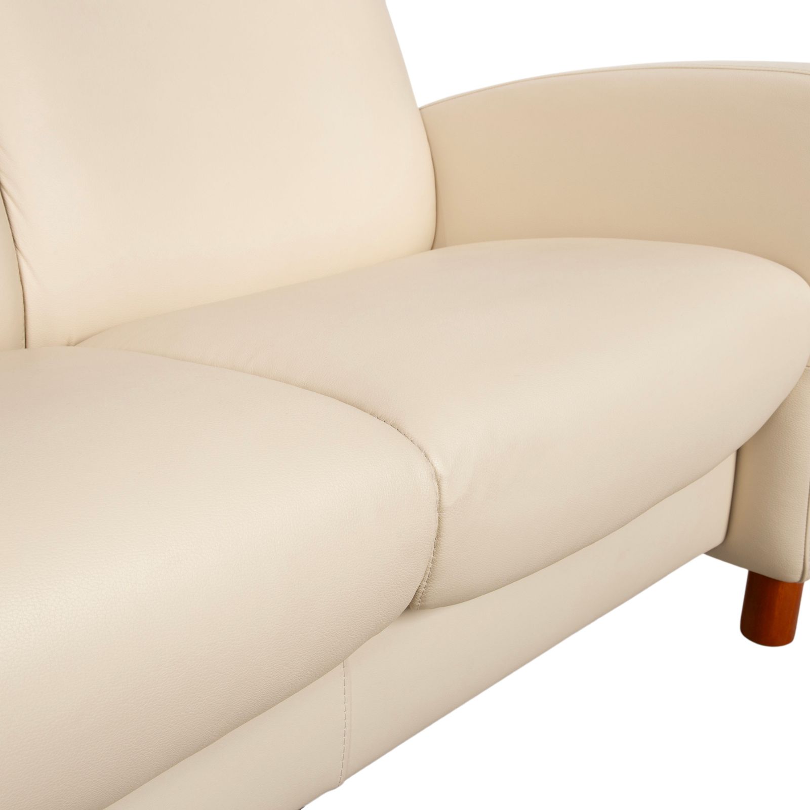 Canapé 2 places Stressless Arion en cuir crème, à inclinaison manuelle photo buy