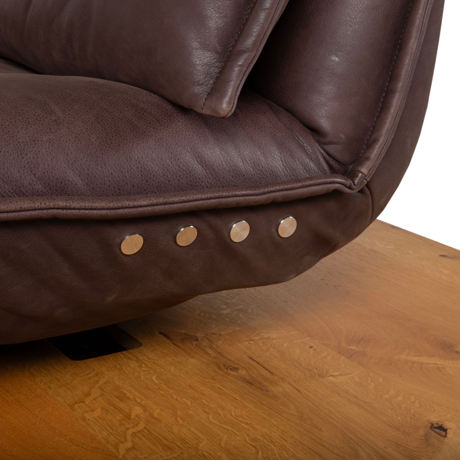 Meubels Koinor Free Motion Edit 3 Leather Two Seater Brown Electric Function Sofa photo