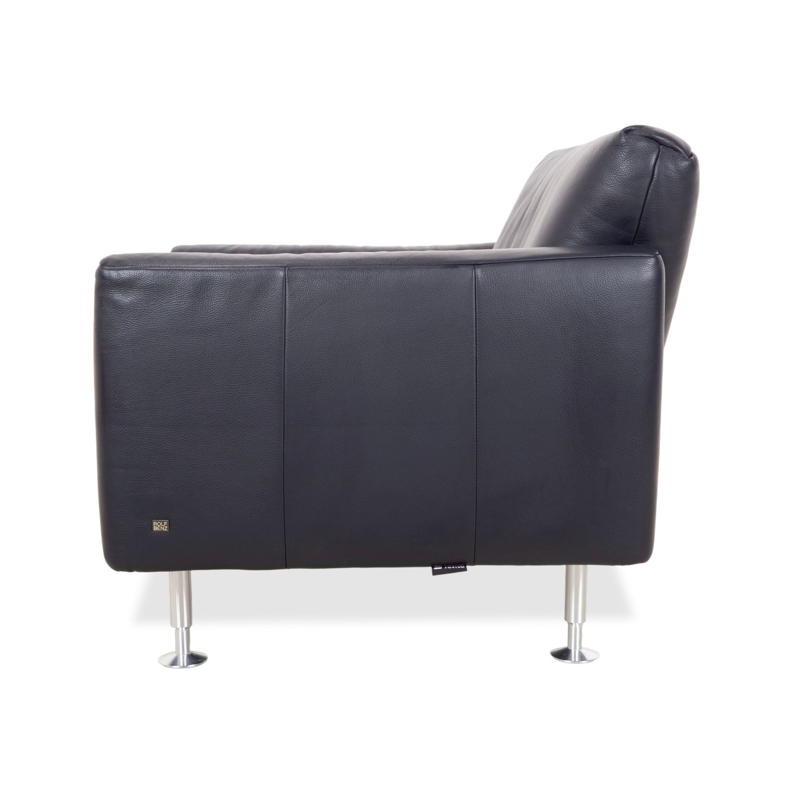 Mobilier Fauteuil Rolf Benz 250 en cuir bleu marine photo